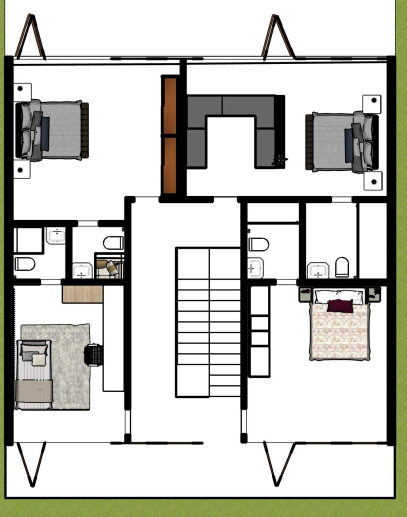 CASA 4 QUARTOS TERRENO DE 15 X 30 M