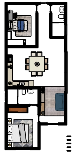CASA DE 2 QUARTOS E TERRENO DE 12 X 25 m