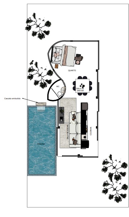 CASA LOFT TERRENO 10 X 20 M