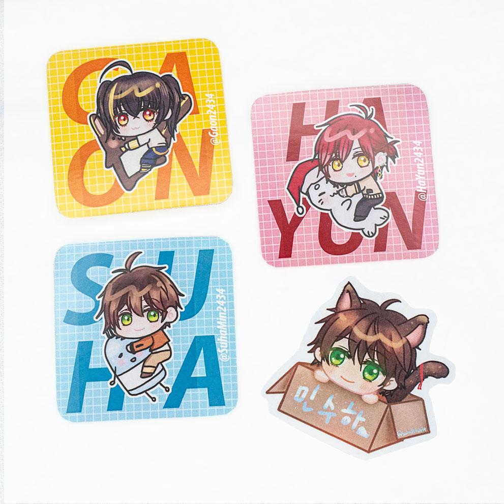 Nijisanji KR Fanmade Stickers