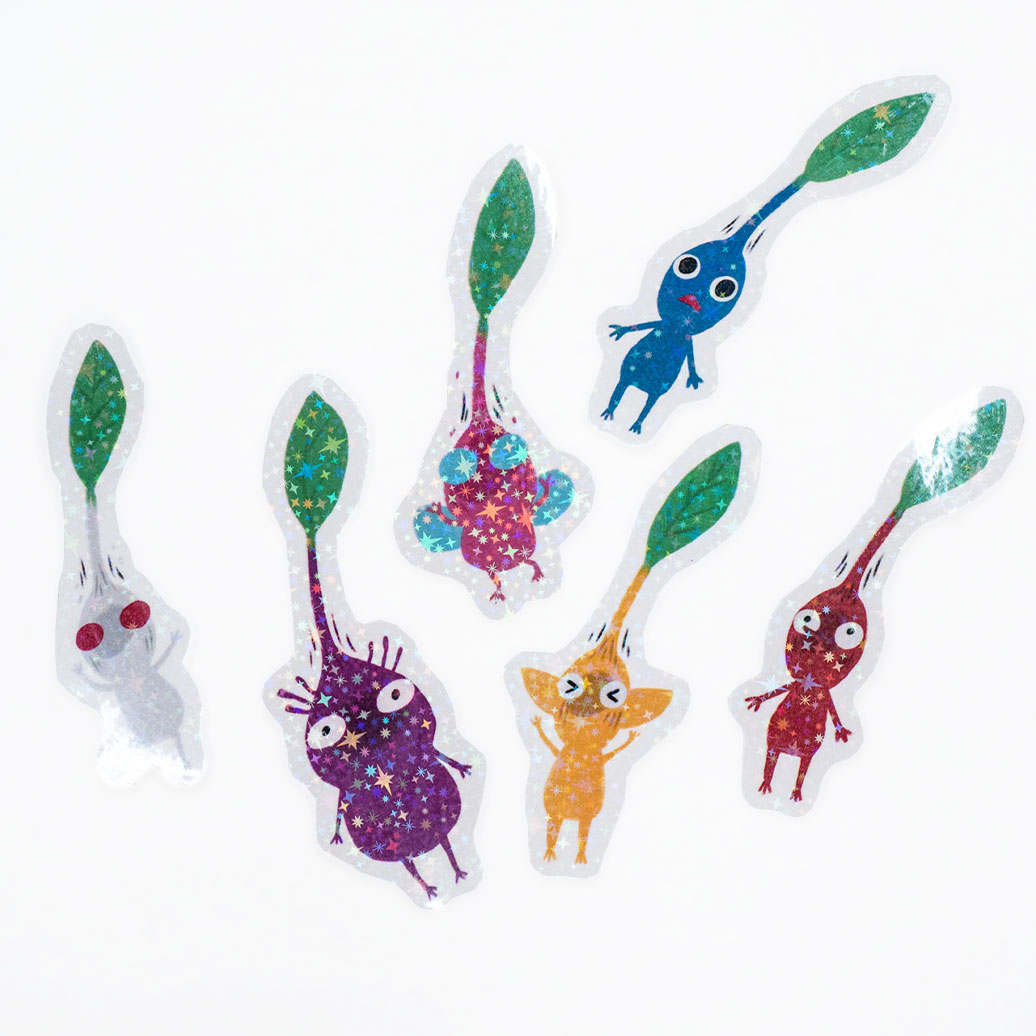 Pikmin Sparkly (Fan-made) Stickers