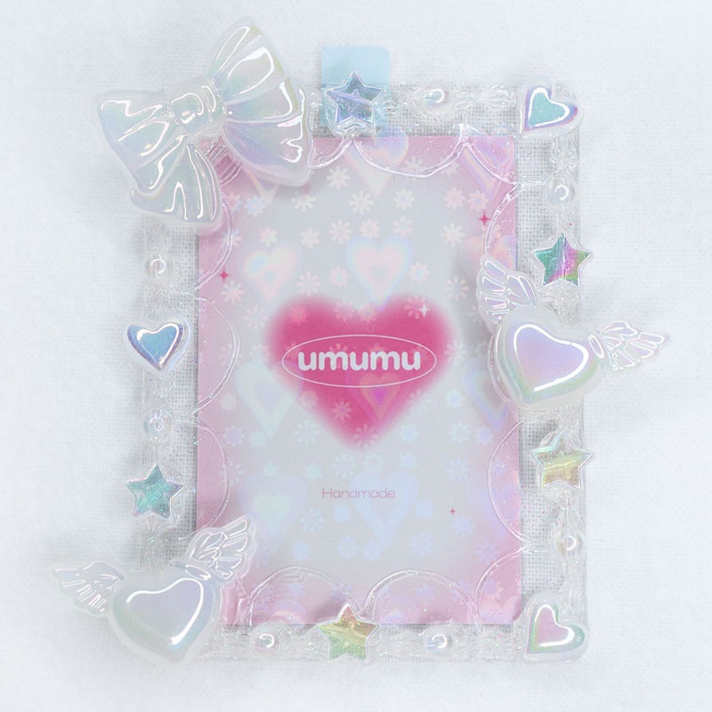 Iridescence Heart Wing Toploaders