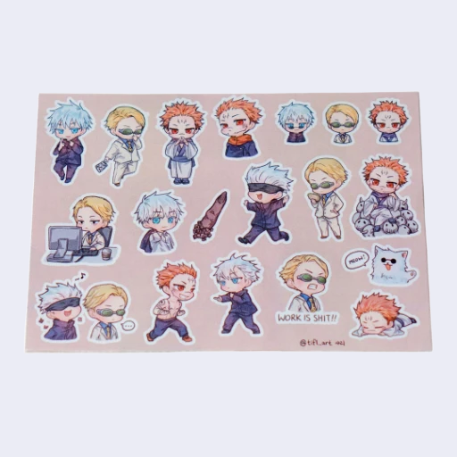 Jujutsu Kaisen Sticker Sheets