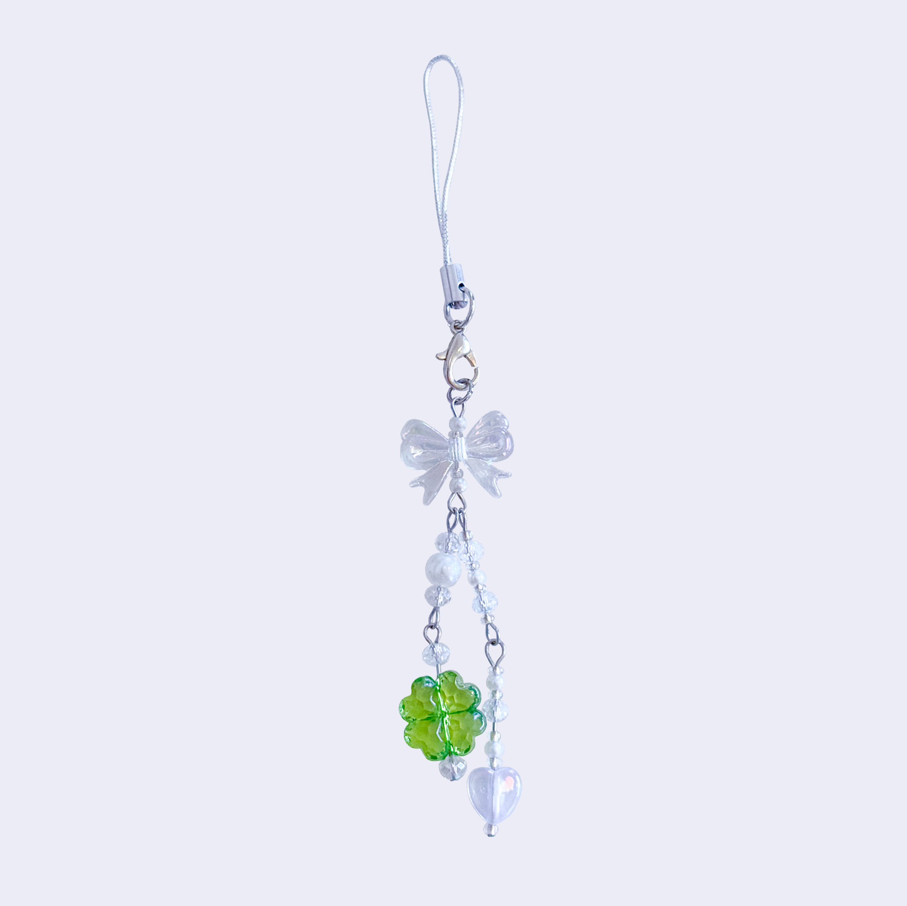 Lucky Clover Phone Charm