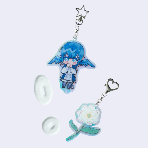 Final Fantasy XIV Keychains with Stand