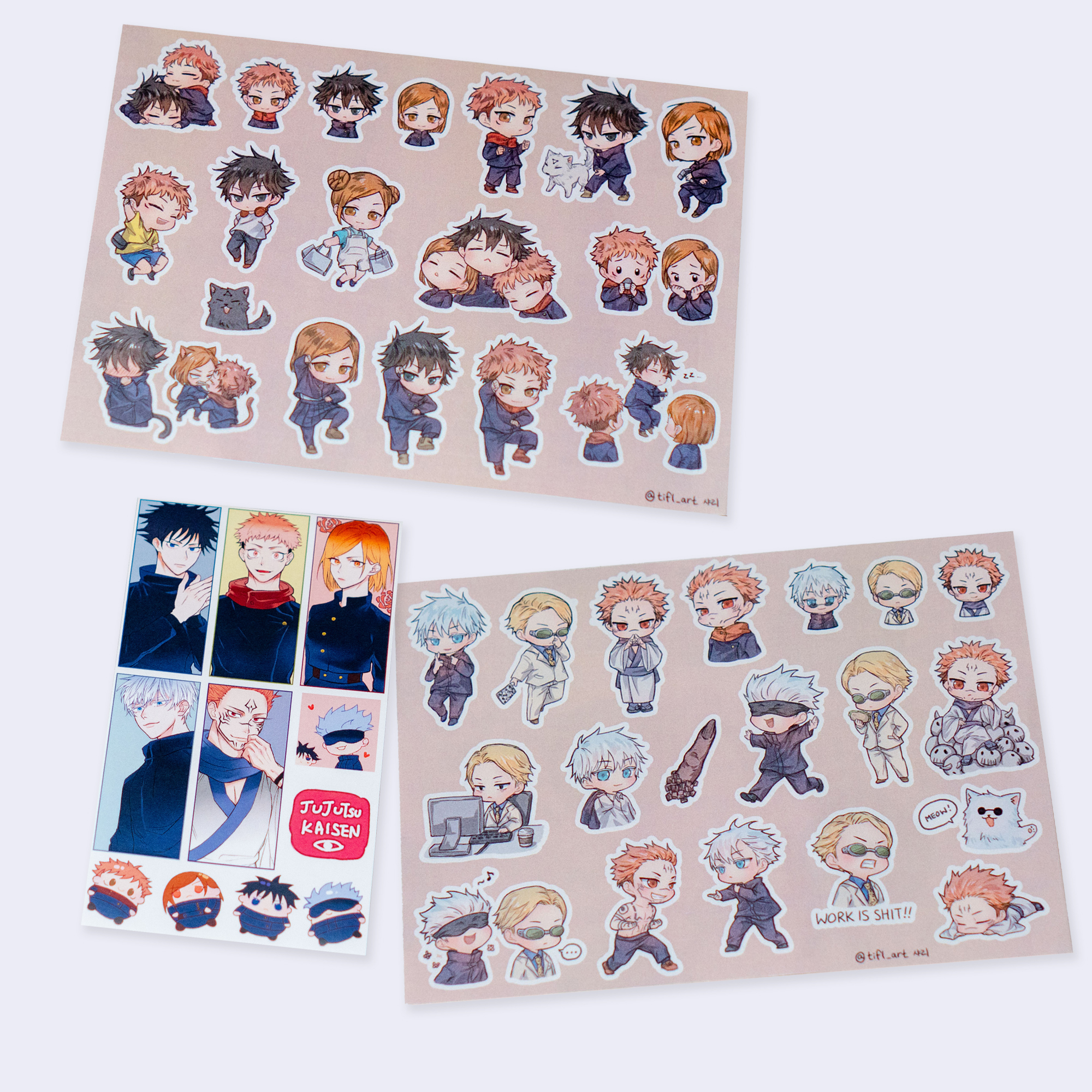 Jujutsu Kaisen Sticker Sheets
