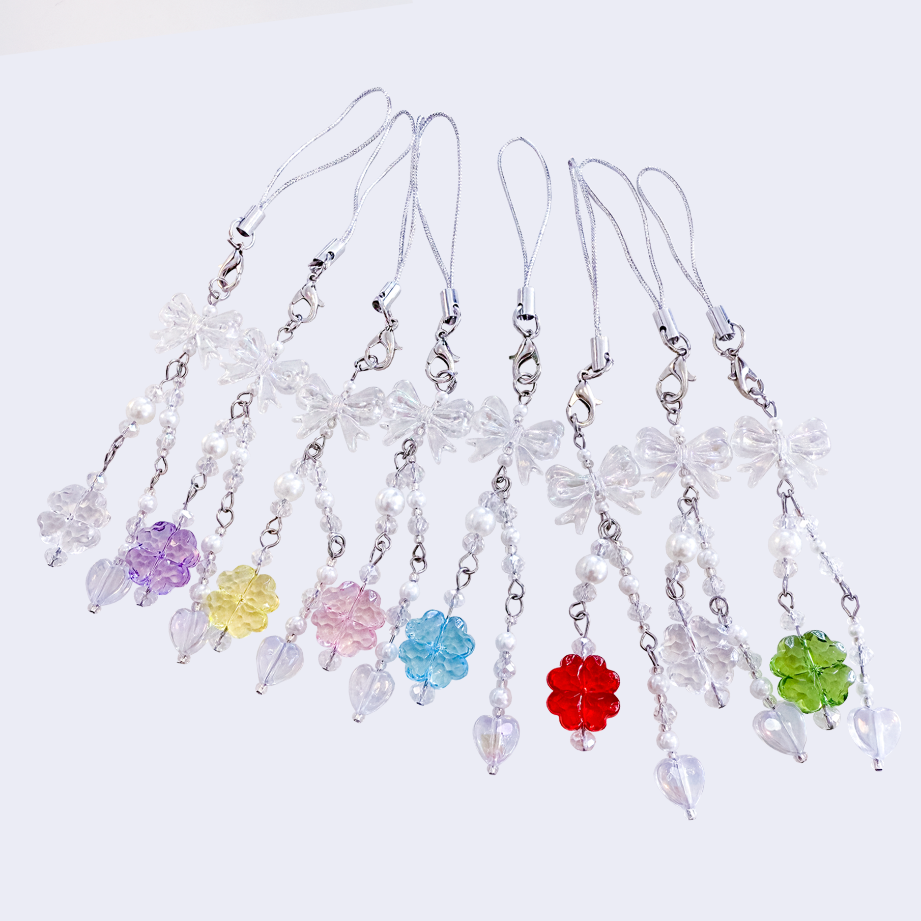 Lucky Clover Phone Charms