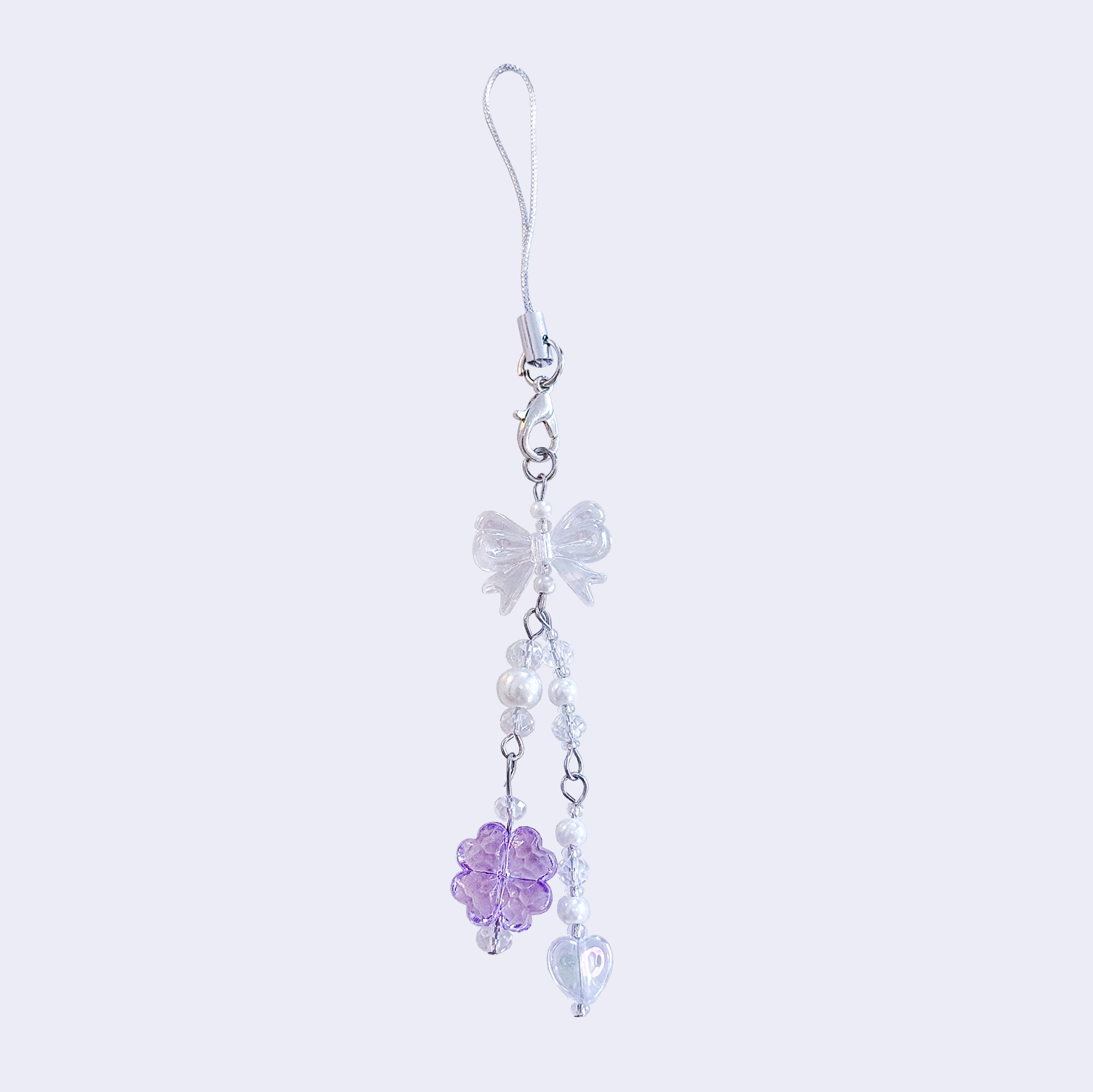 Lucky Clover Phone Charm