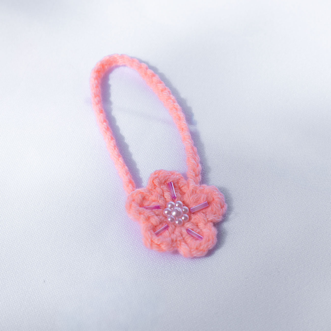 Cherry blossom plush bag