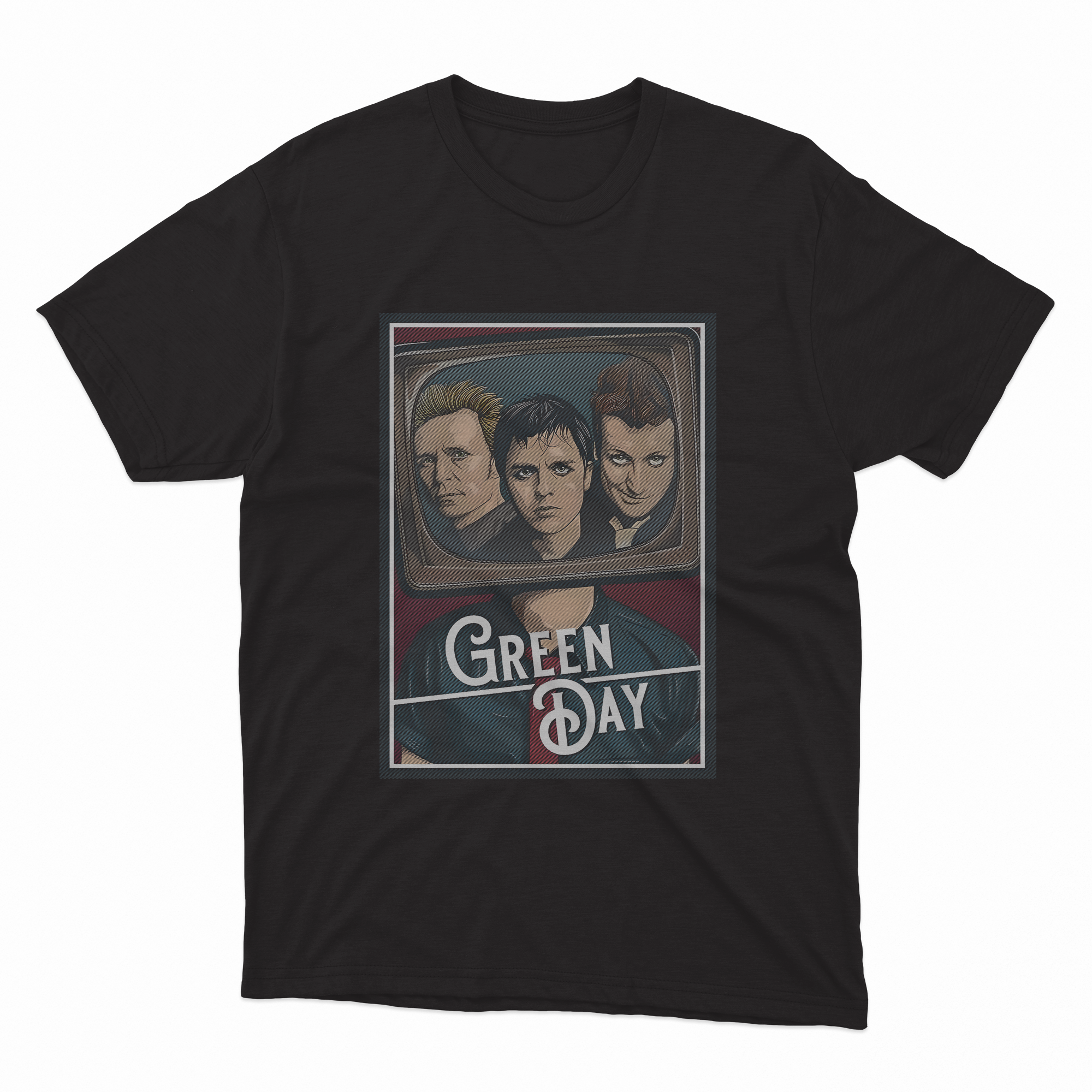 Green Day HALFTONE (Ready-to-Print Design Files) GD2