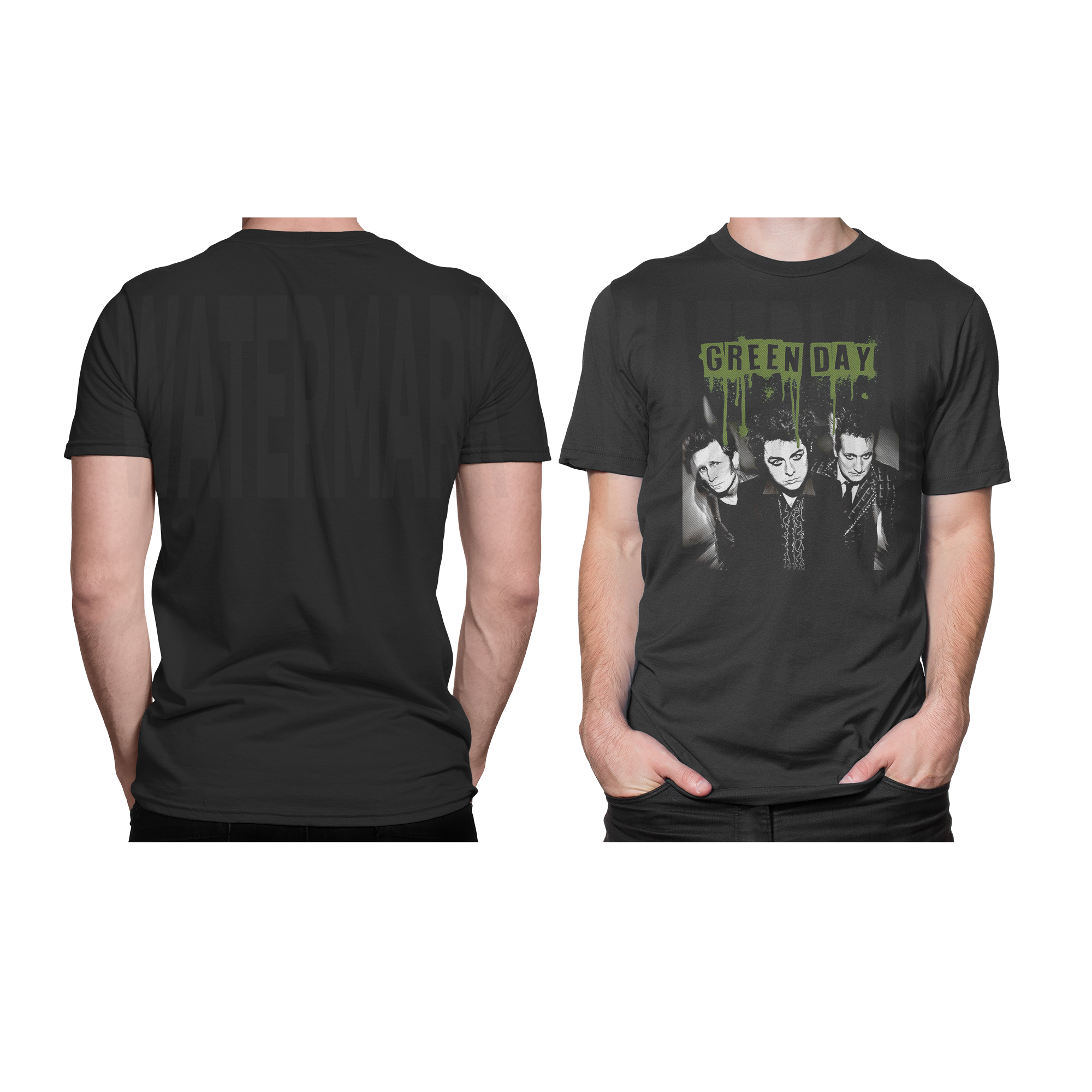 Green Day HALFTONE (Ready-to-Print Design Files) GD4