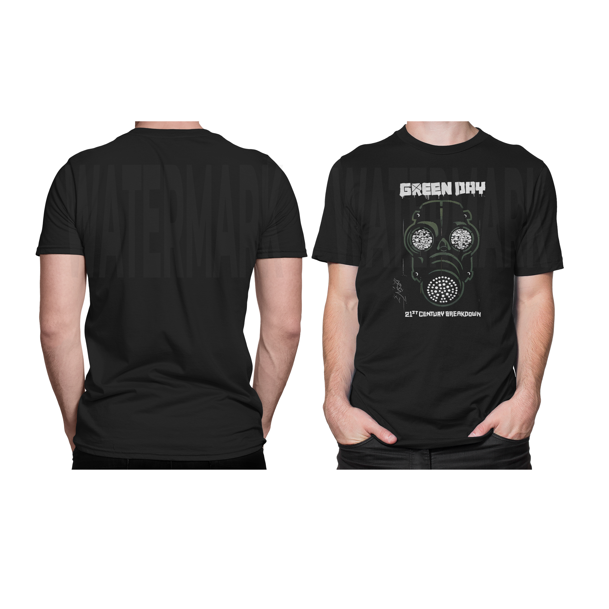 Green Day HALFTONE (Ready-to-Print Design Files) GD6