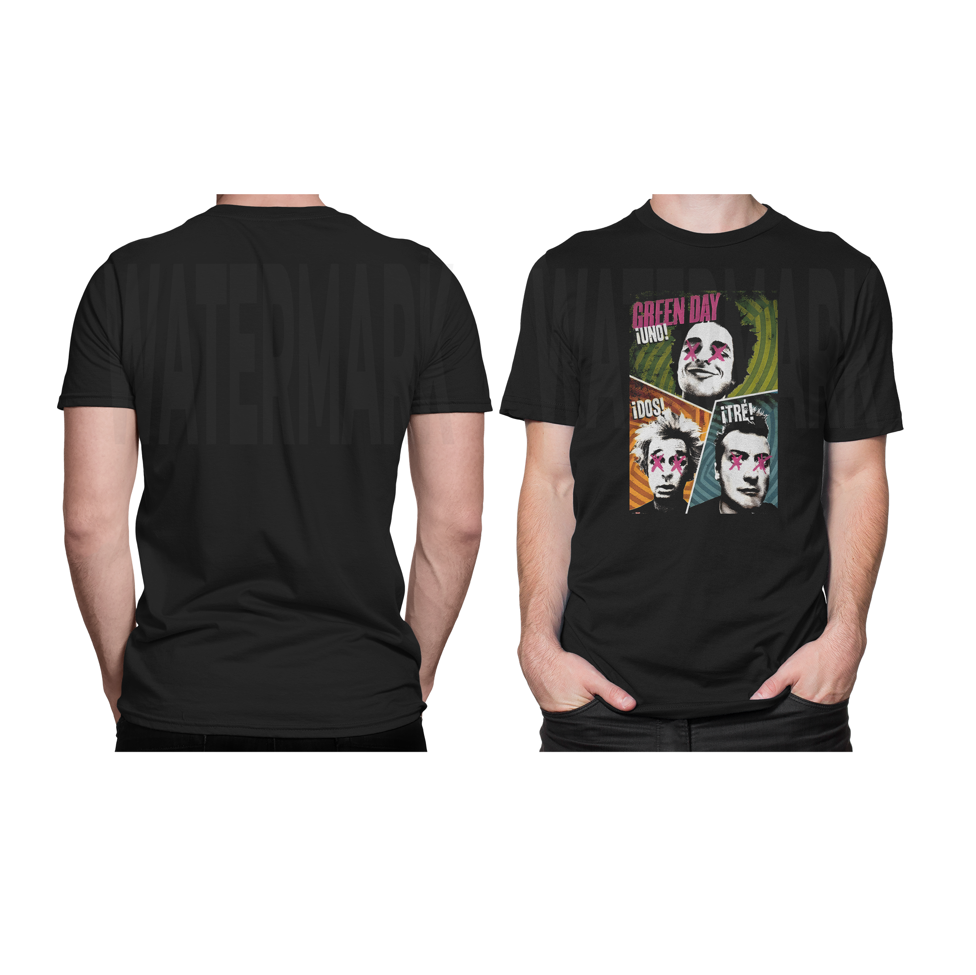 Green Day HALFTONE (Ready-to-Print Design Files) GD7