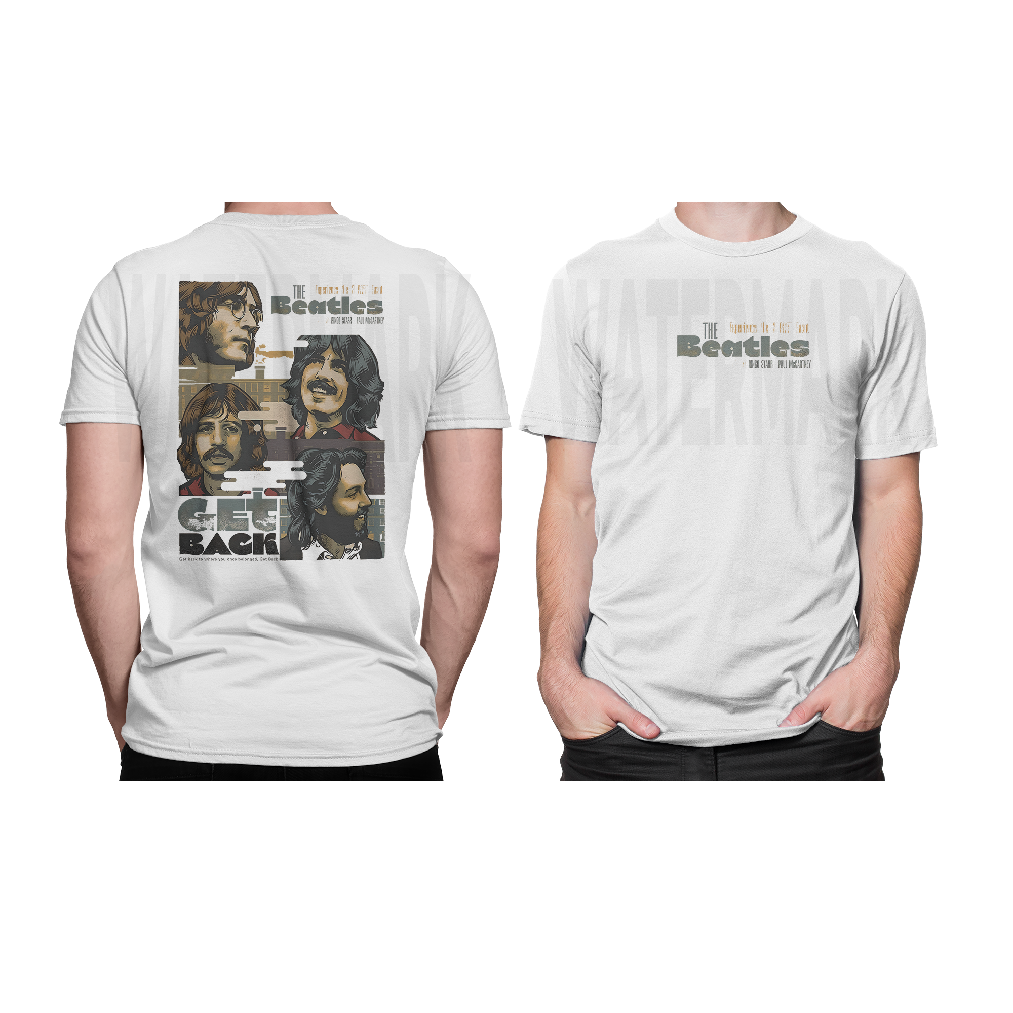 Beatles White (Ready-to-Print Design) 