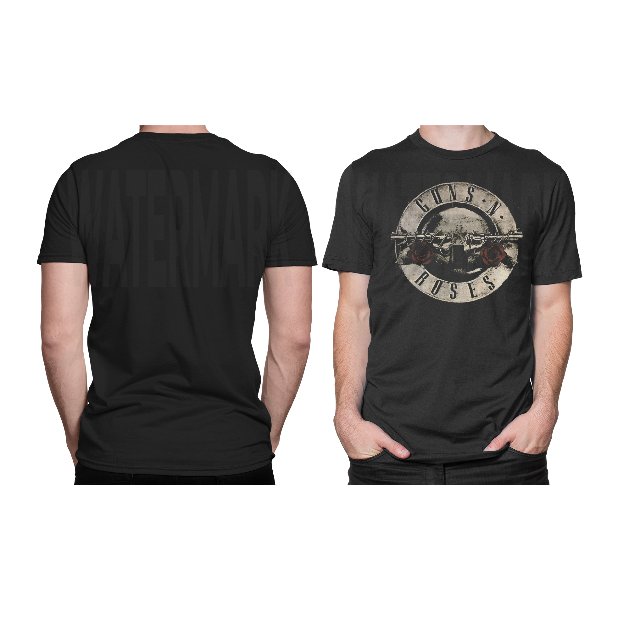 Guns n Roses HALFTONE (Ready-to-Print Design)