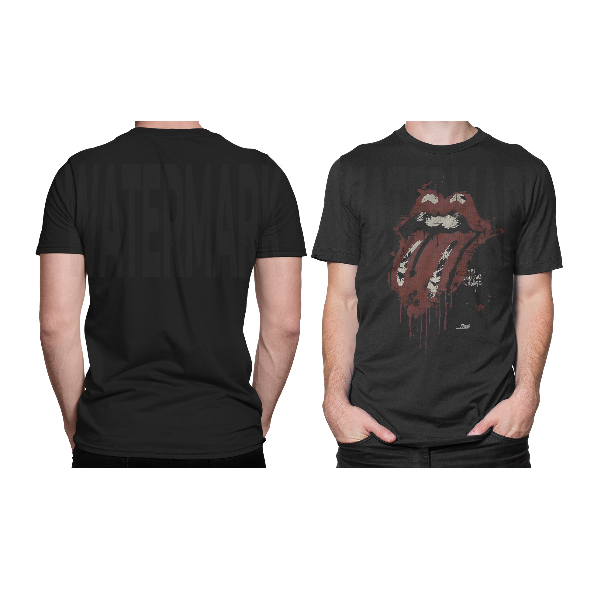 Guns n Roses 2 HALFTONE (Ready-to-Print Design)
