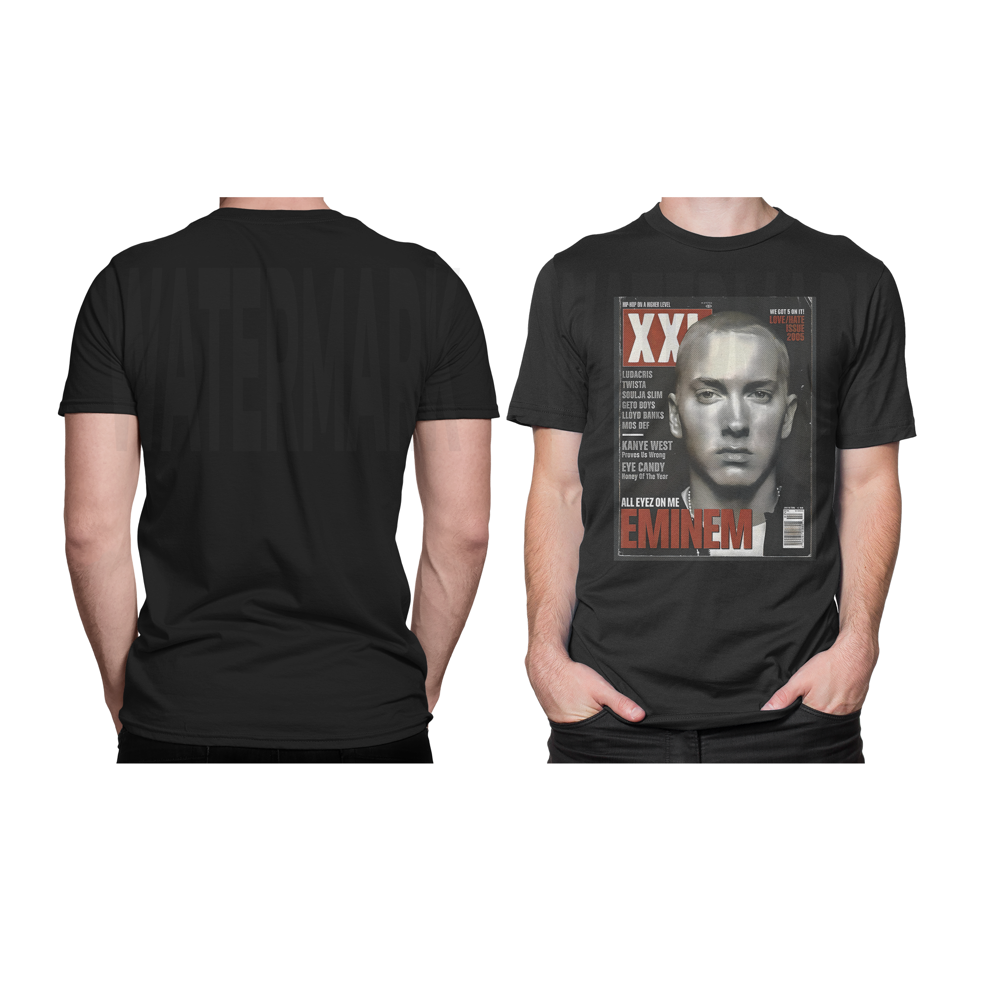 EMINEM HALFTONE (Ready-to-Print Design)