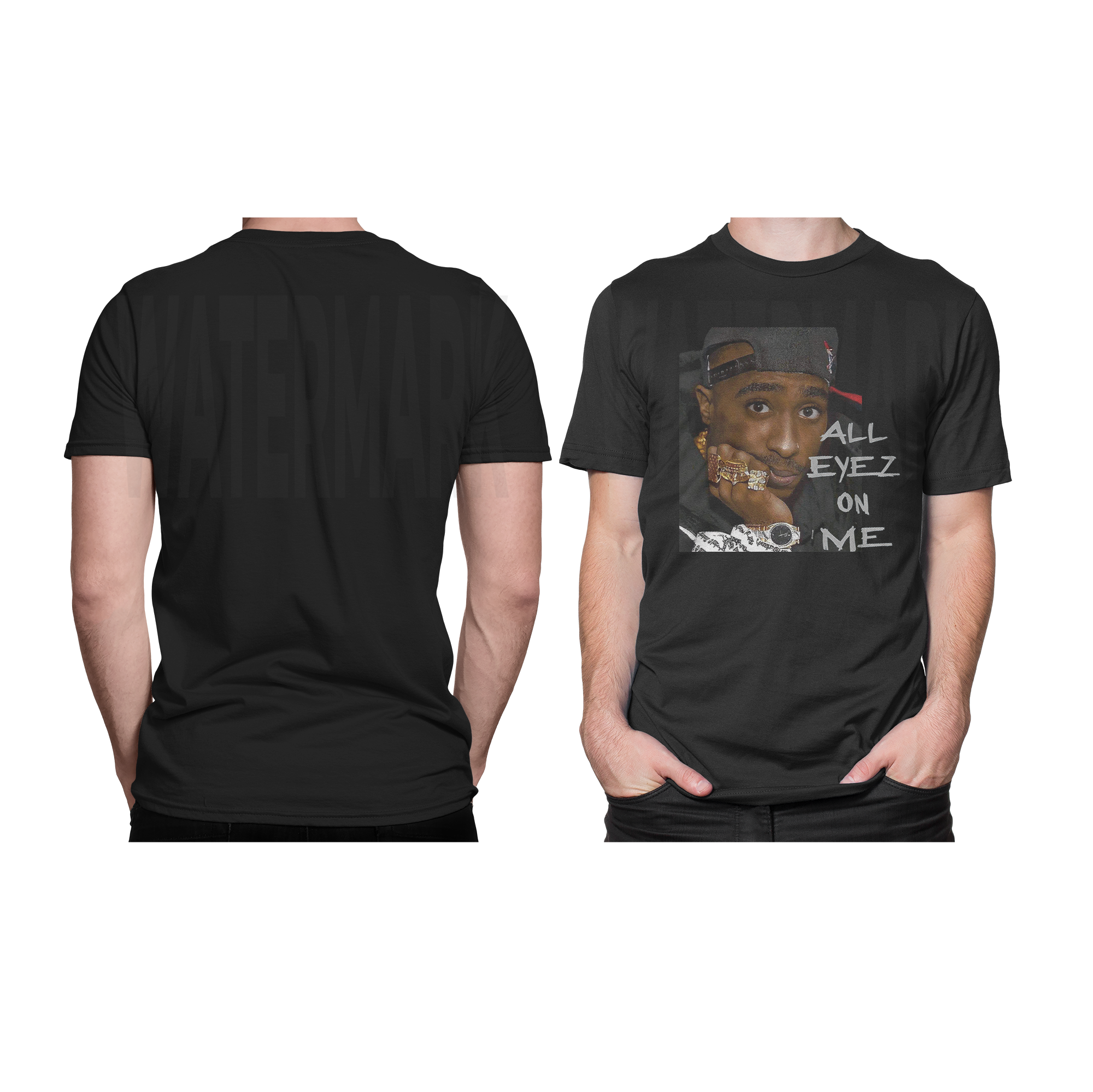 Tupac Call HALFTONE (Ready-to-Print Design)