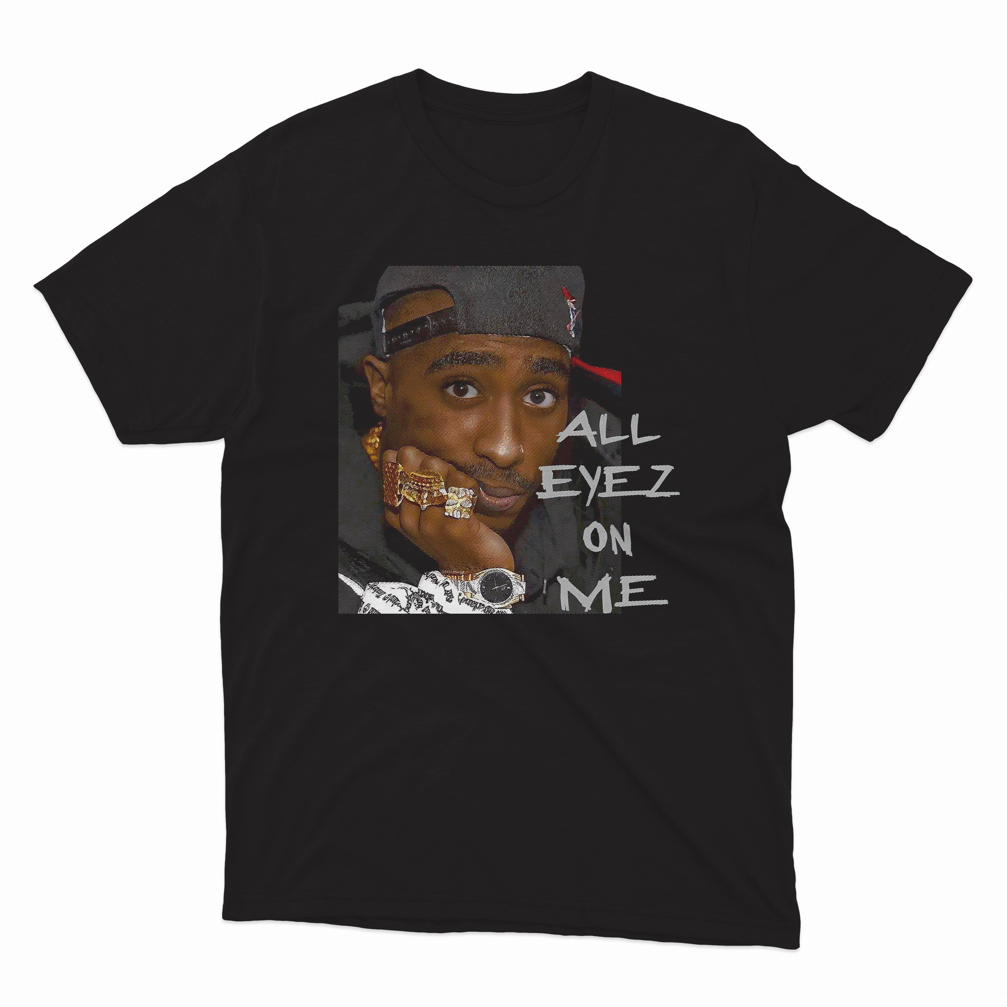 Tupac Call HALFTONE (Ready-to-Print Design)