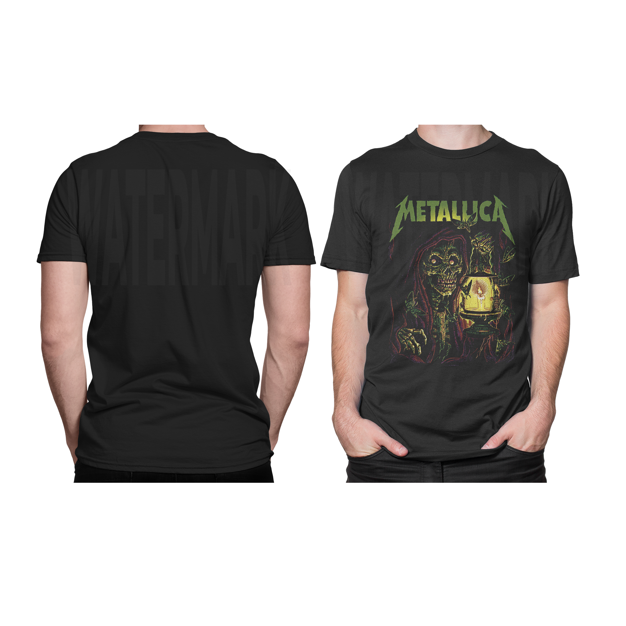 Metallica 8 HALFTONE  (Ready-to-Print Design)