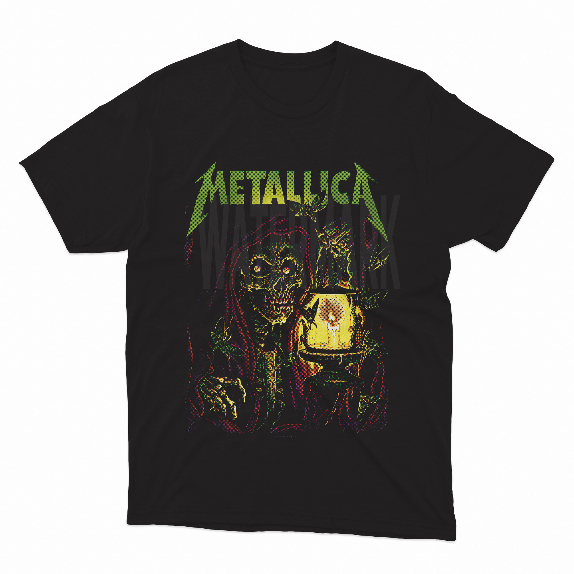 Metallica 8 HALFTONE  (Ready-to-Print Design)