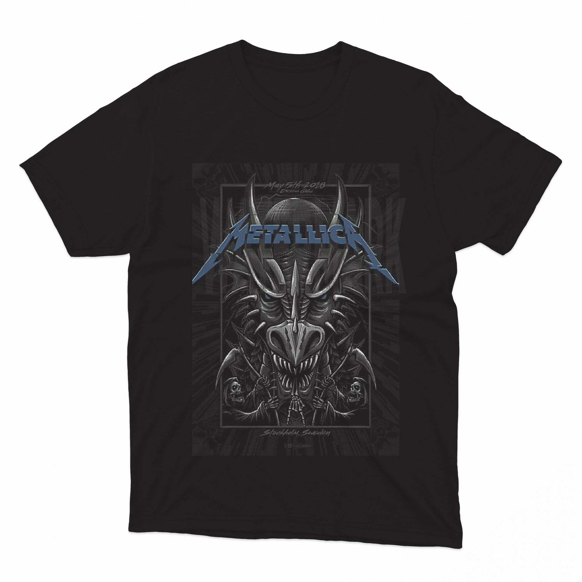 Metallica 2 HALFTONE  (Ready-to-Print Design)