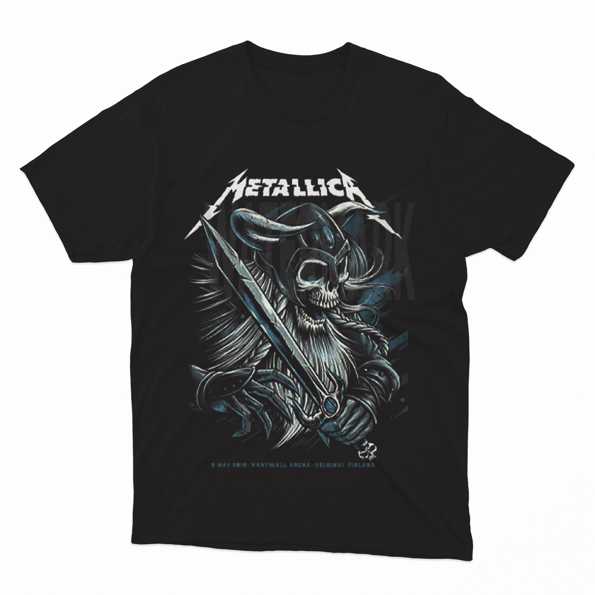Metallica 3 HALFTONE  (Ready-to-Print Design)