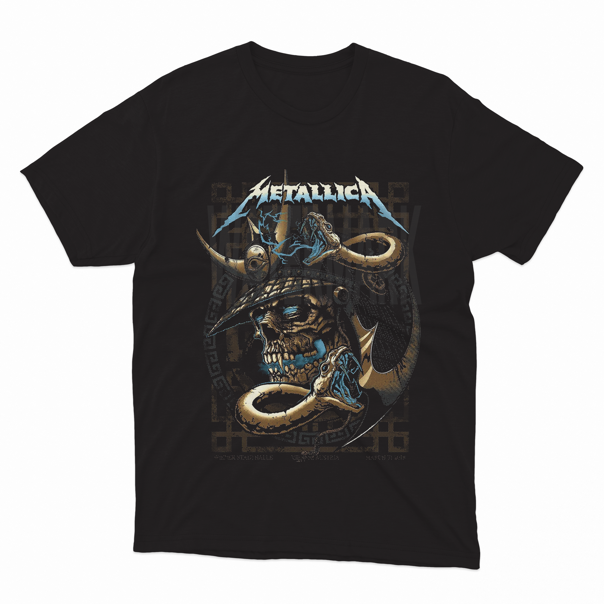 Metallica 5 HALFTONE  (Ready-to-Print Design)