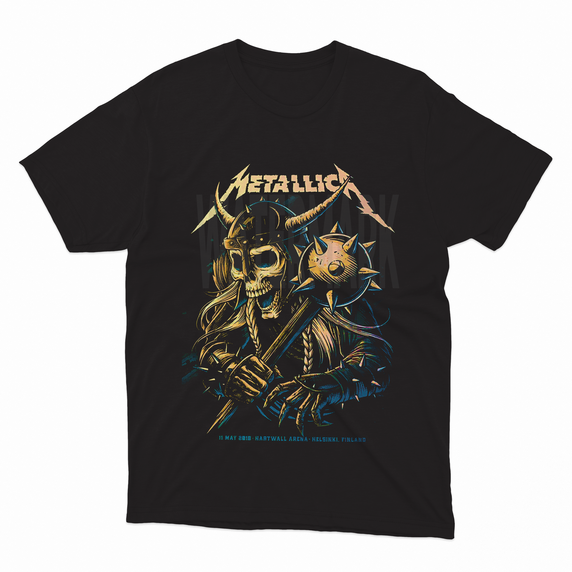 Metallica 4 HALFTONE  (Ready-to-Print Design)