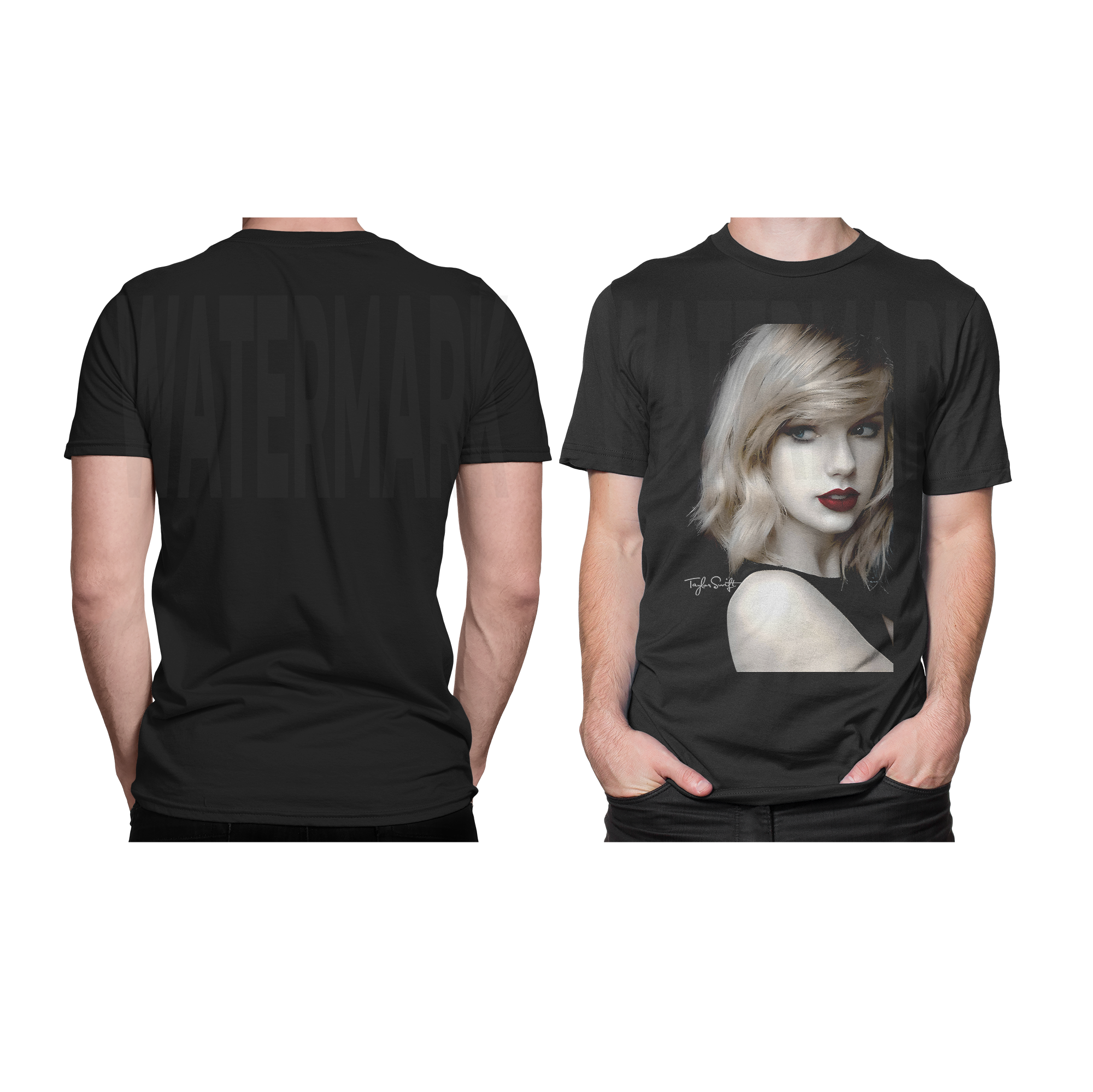 Taylor Swift HALFTONE  (Ready-to-Print Design)