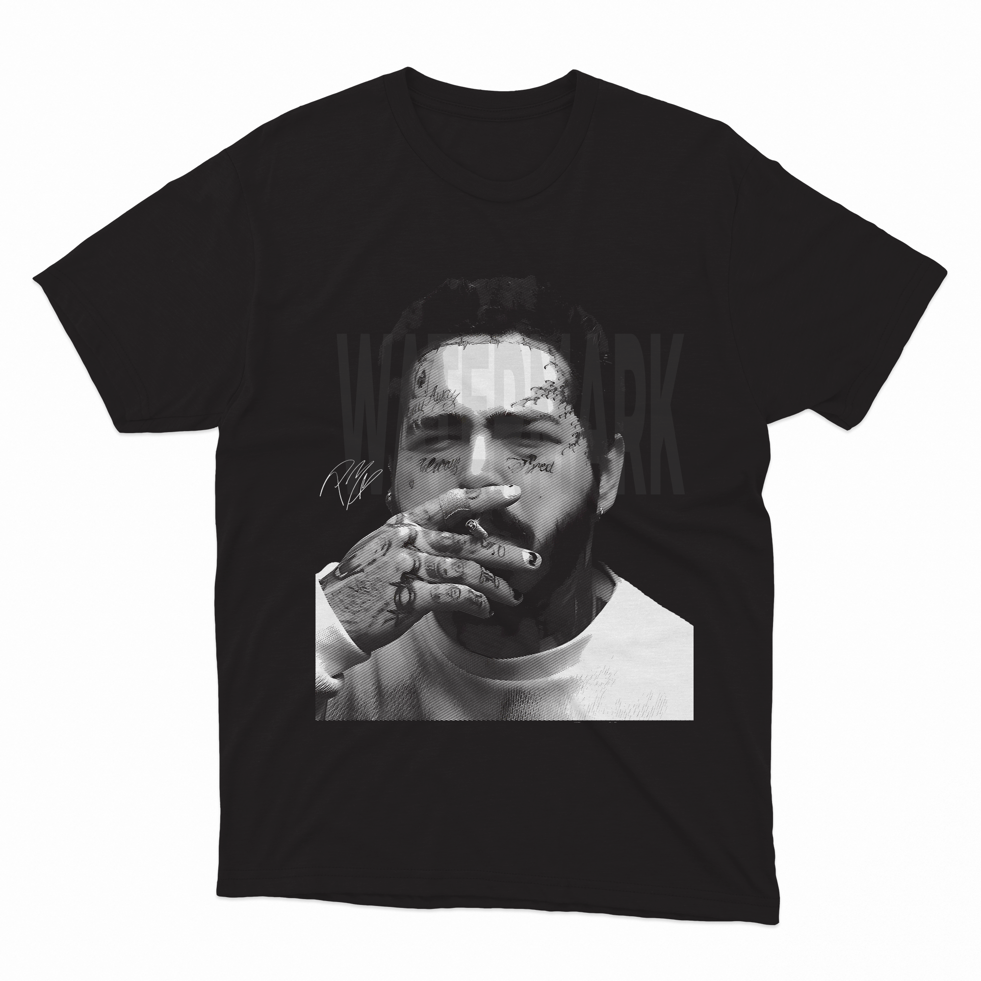 Post Malone HALFTONE  (Ready-to-Print Design)