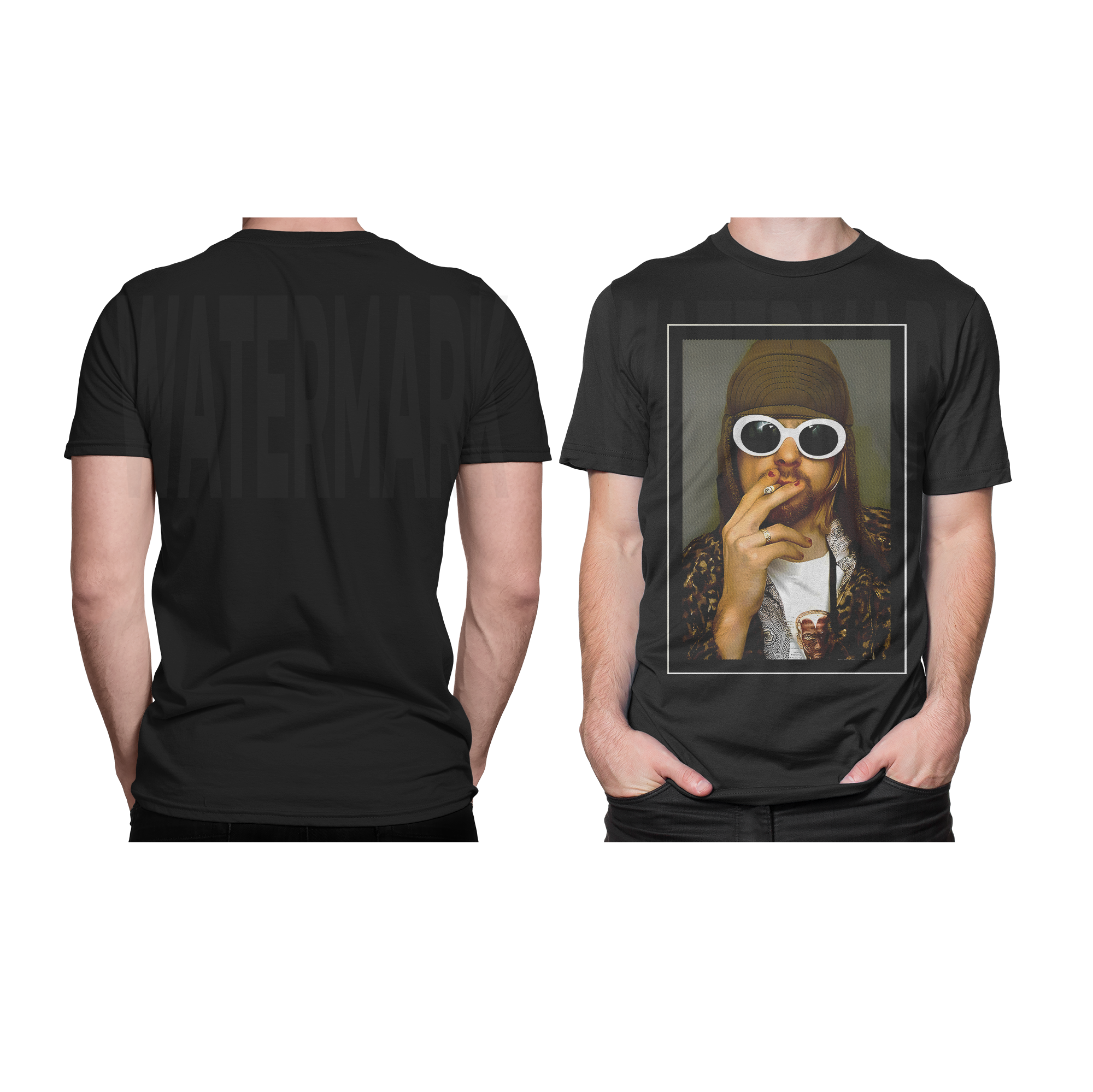Kurt Frame HALFTONE  (Ready-to-Print Design)