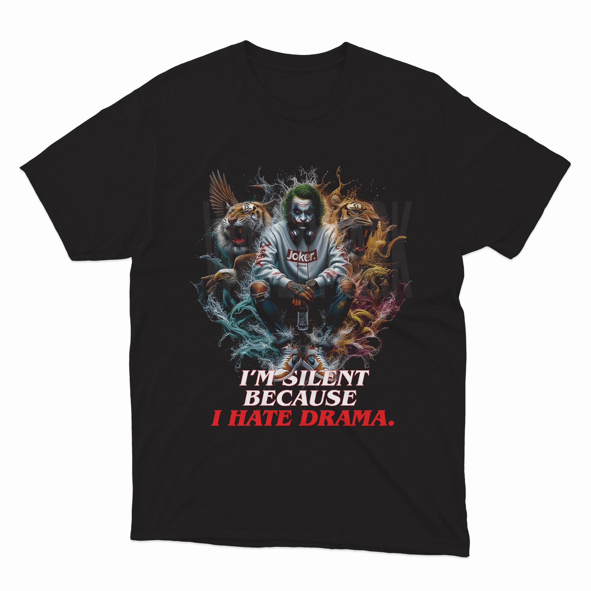 Joker Silent HALFTONE  (Ready-to-Print Design)