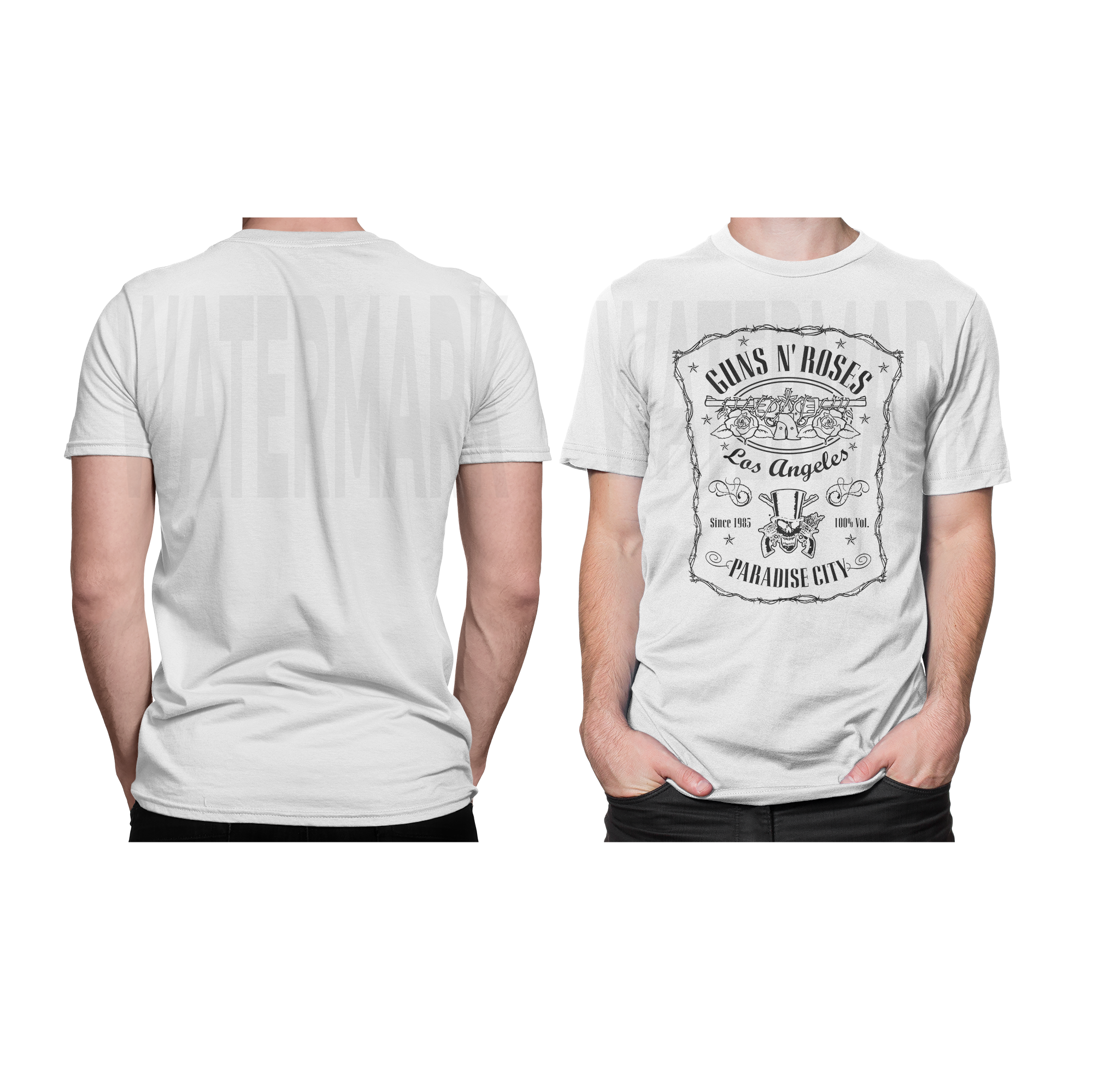 Gun's n Roses BLCK (Ready-to-Print Design)