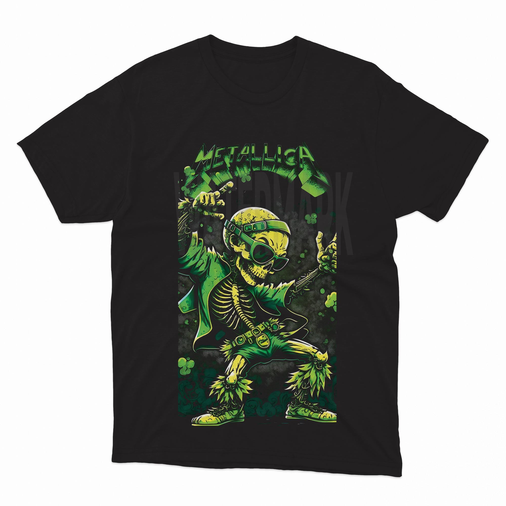 Metallica Green knock out black  (Ready-to-Print Design)