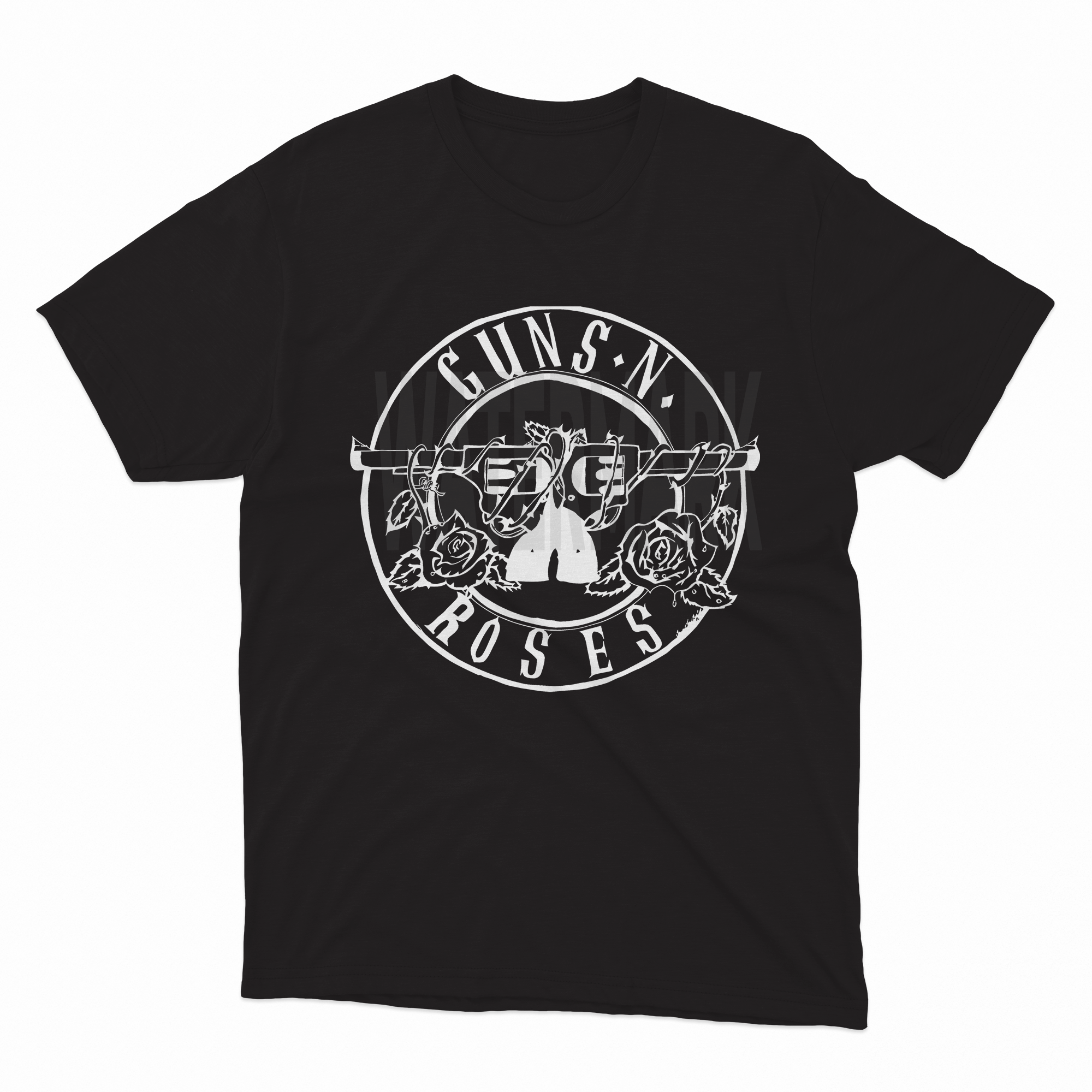 Gun's n Roses White (Ready-to-Print Design)