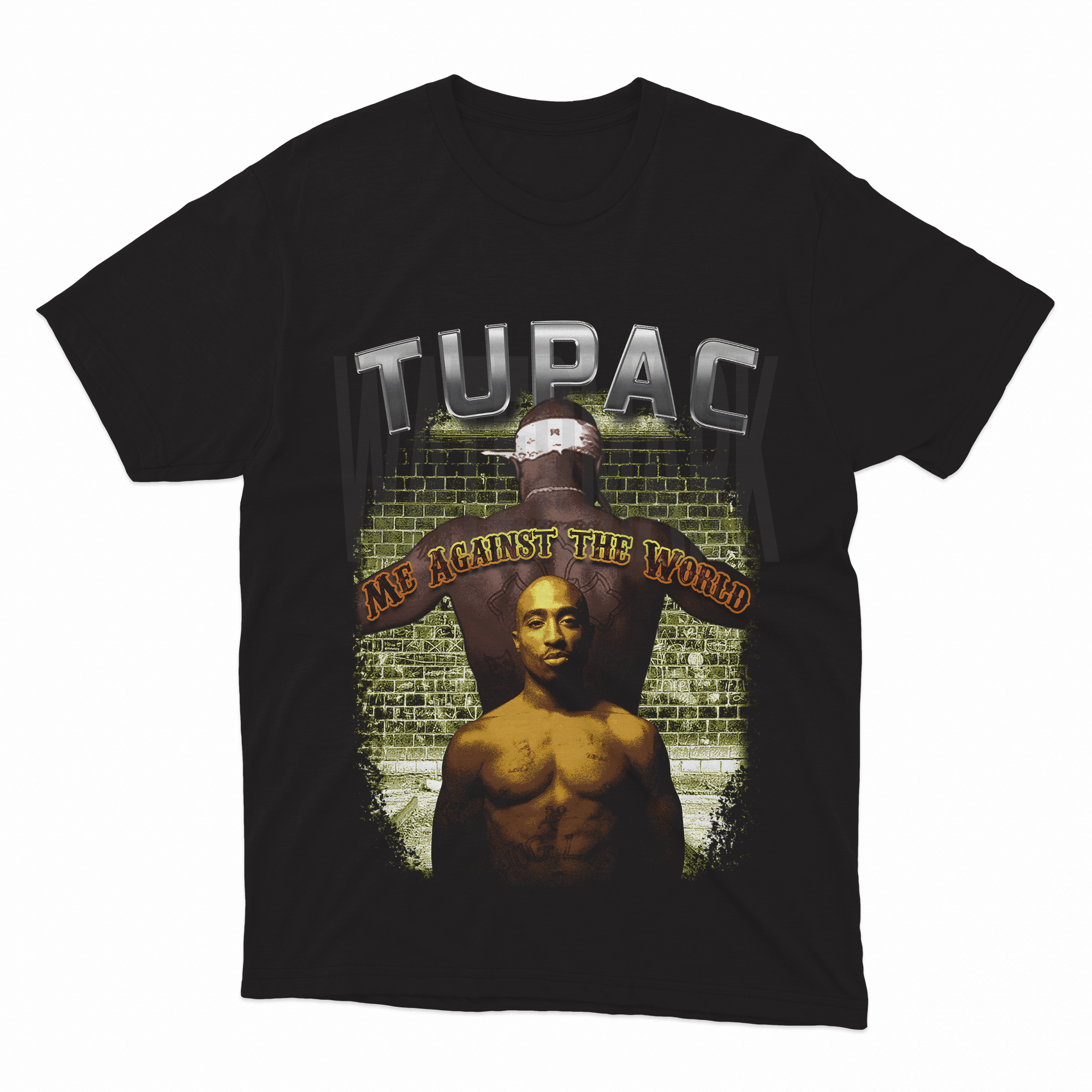 Tupac Portrait HALFTONE (Ready-to-Print Design)