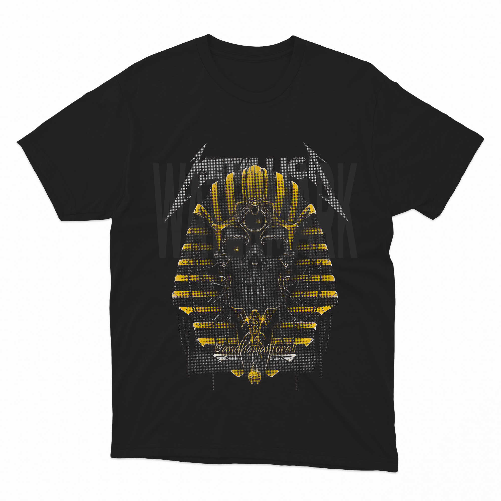 Metallica Mummy HALFTONE (Ready-to-Print Design)