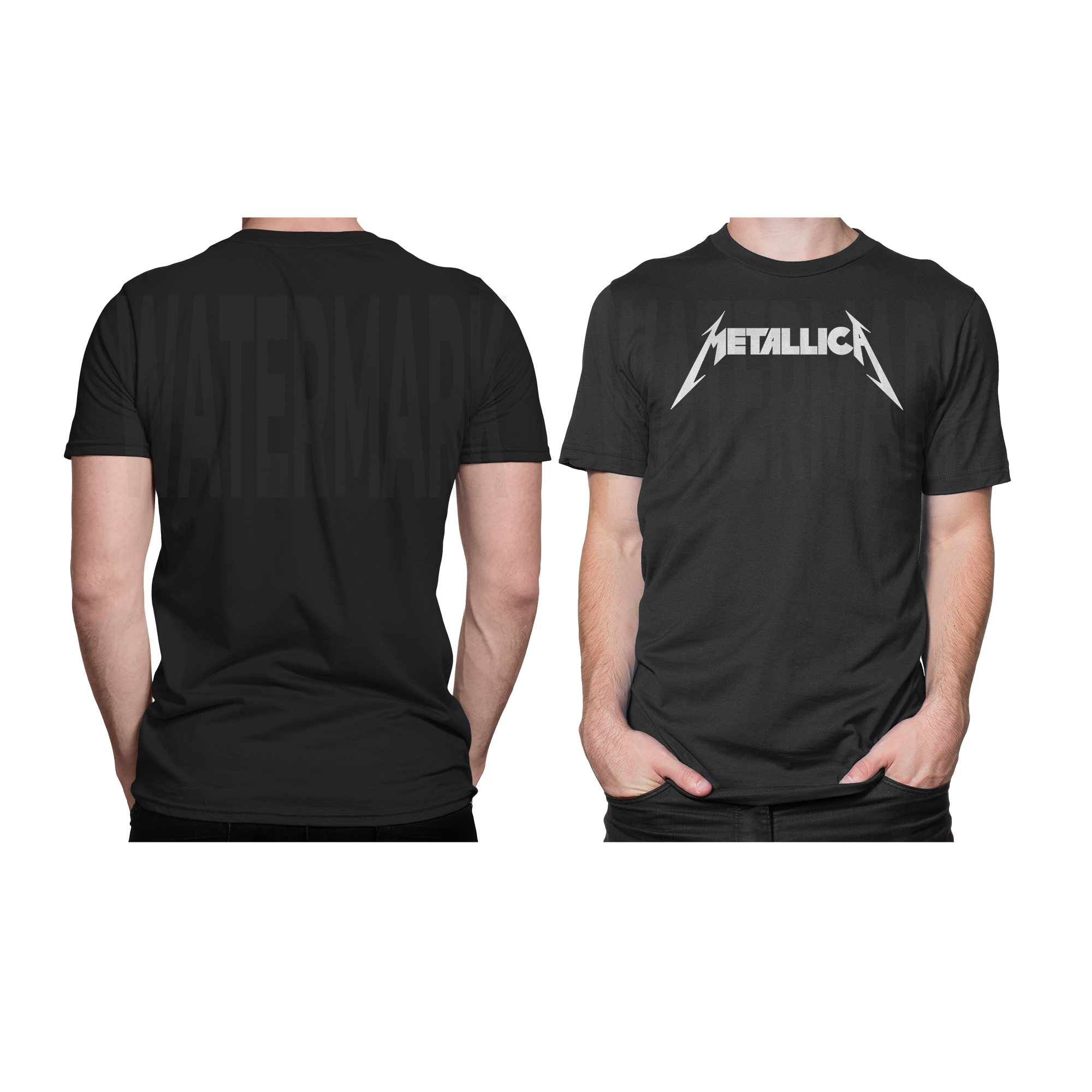 Metallica Logo White (Ready-to-Print Design)