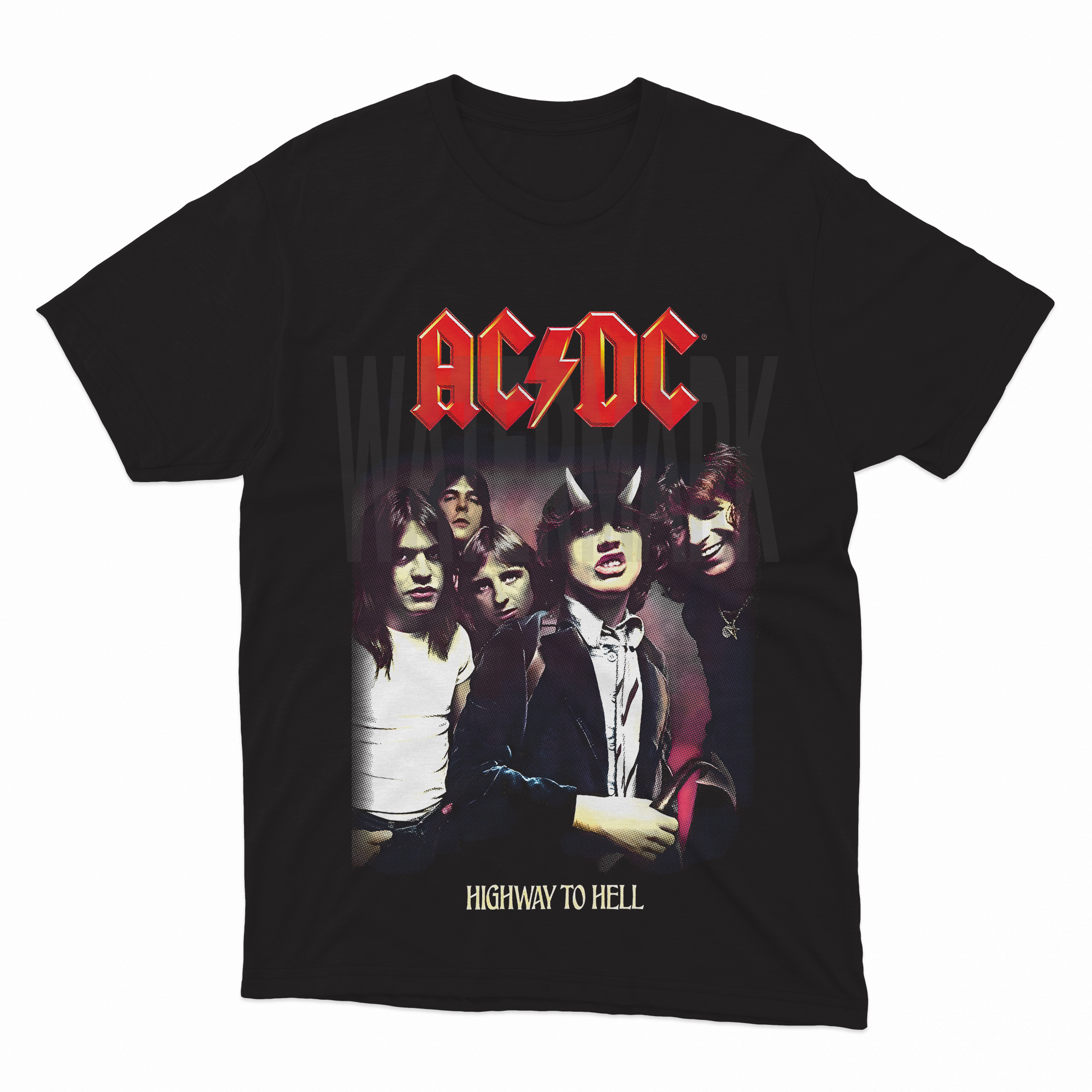 ACDC HALFTONE (Ready-to-Print Design)
