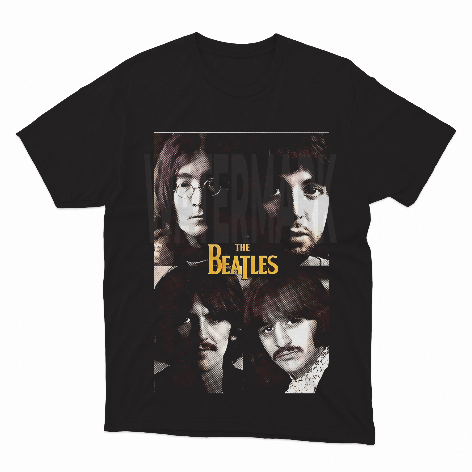 The Beatles HALFTONE (Ready-to-Print Design)