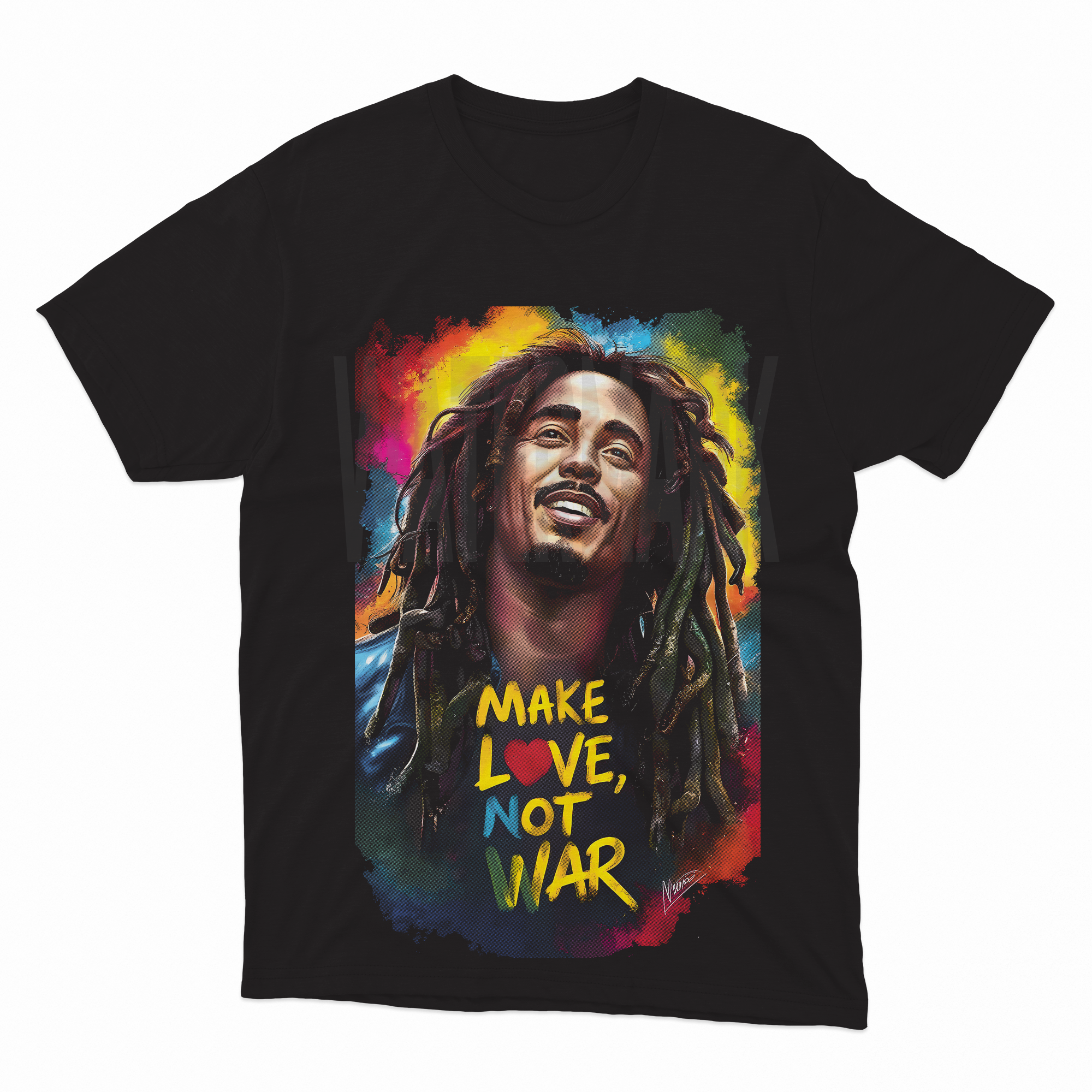 Bob Marley Make Love (Ready-to-Print Design)