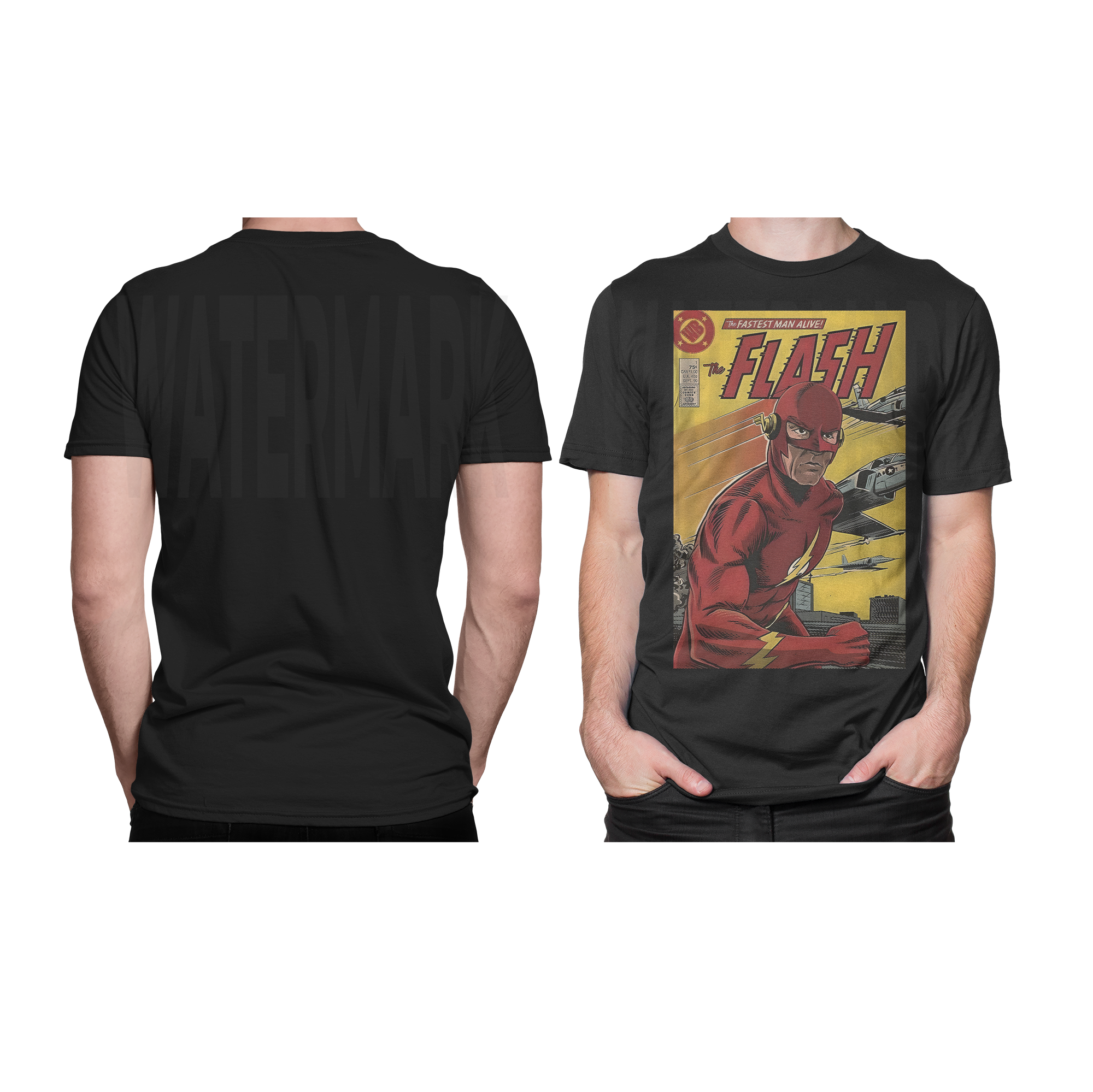 The Flash _HALFTONE (Ready-to-Print Design)
