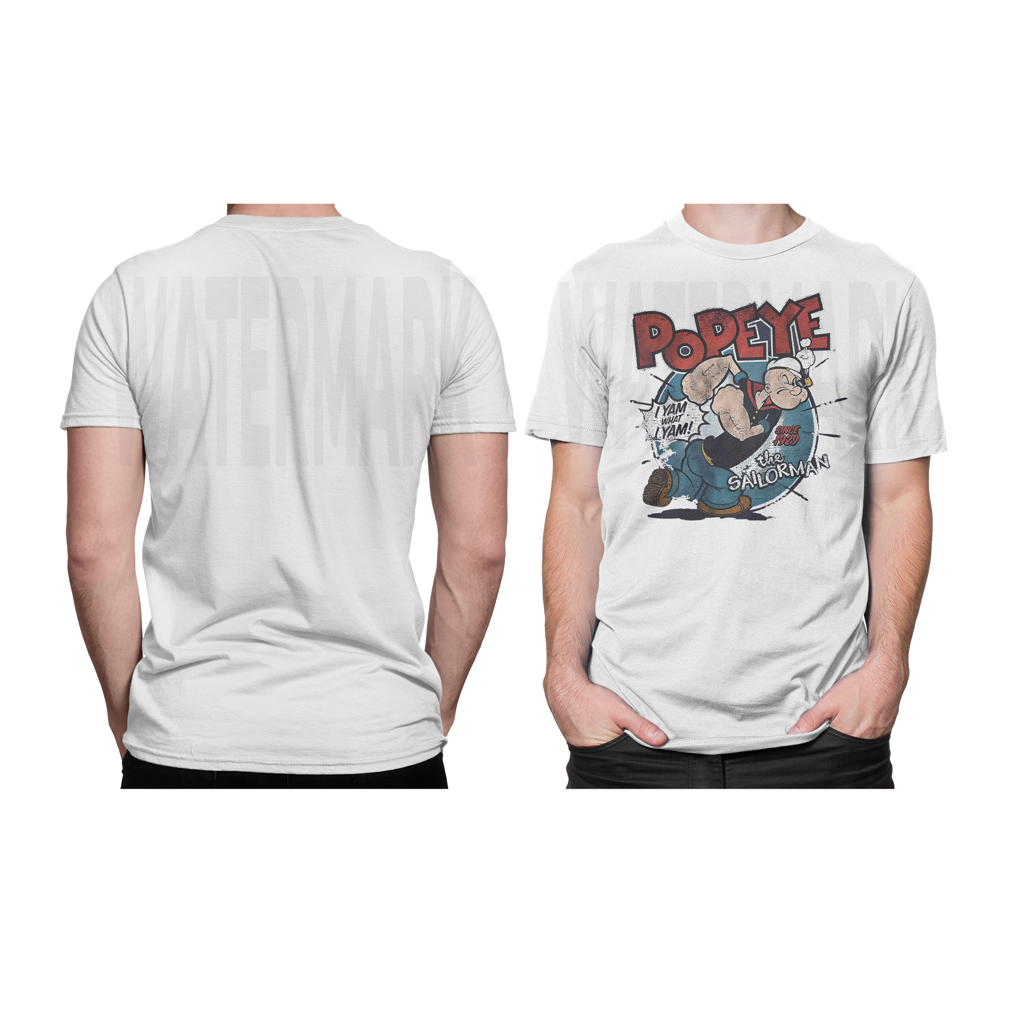 Popeye _HALFTONE (Ready-to-Print Design)