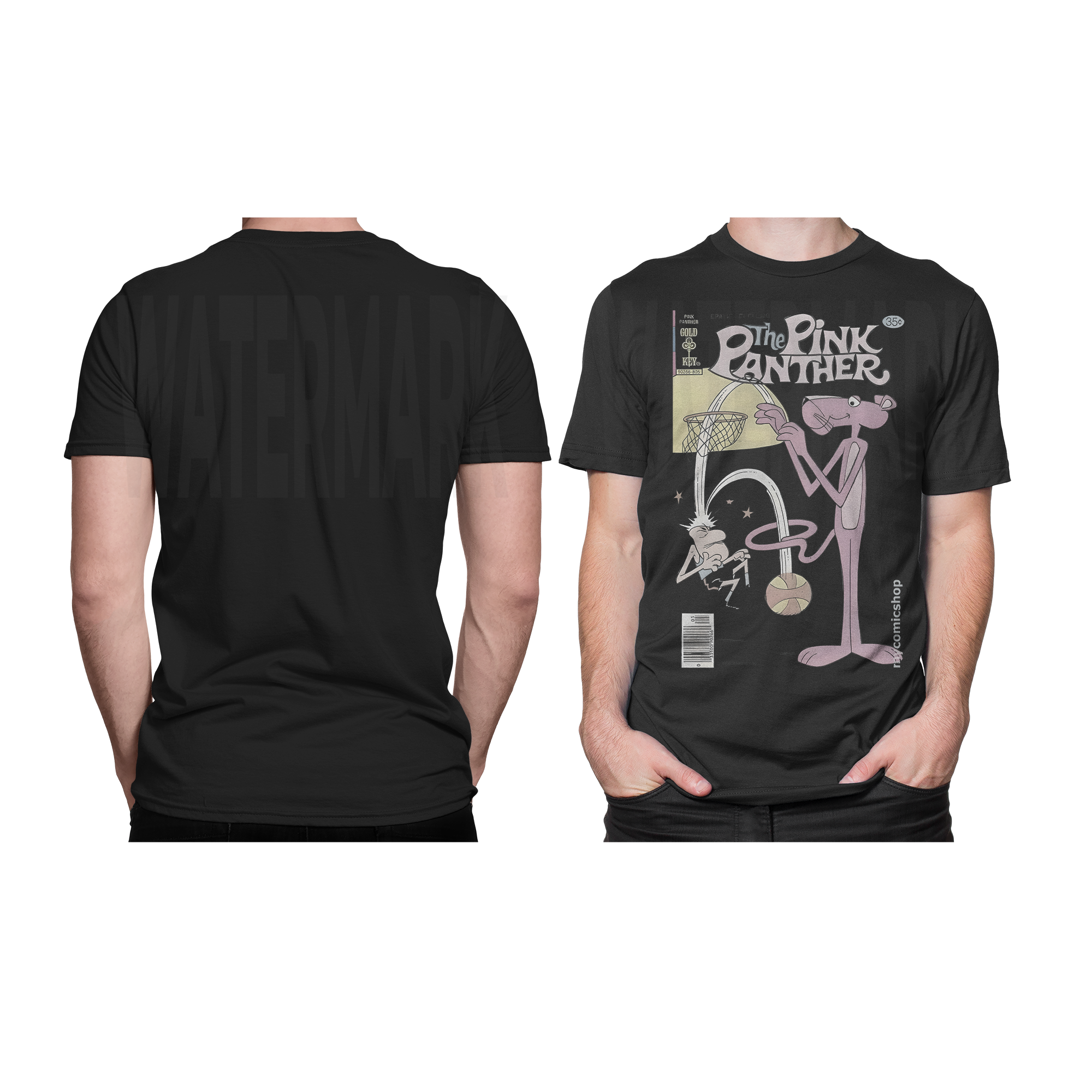 Pink Panther _HALFTONE (Ready-to-Print Design)
