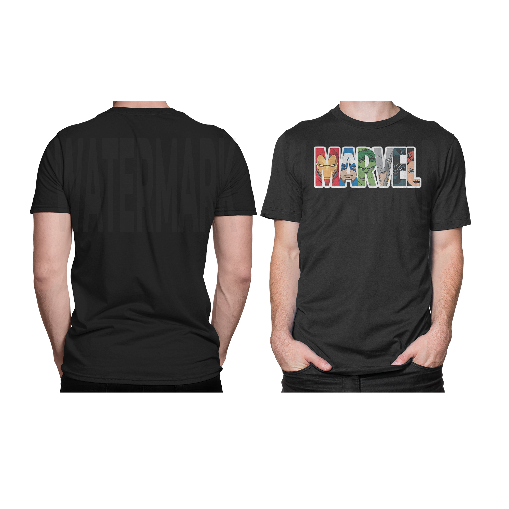 Marvel Heroes Logo (Ready-to-Print Design)
