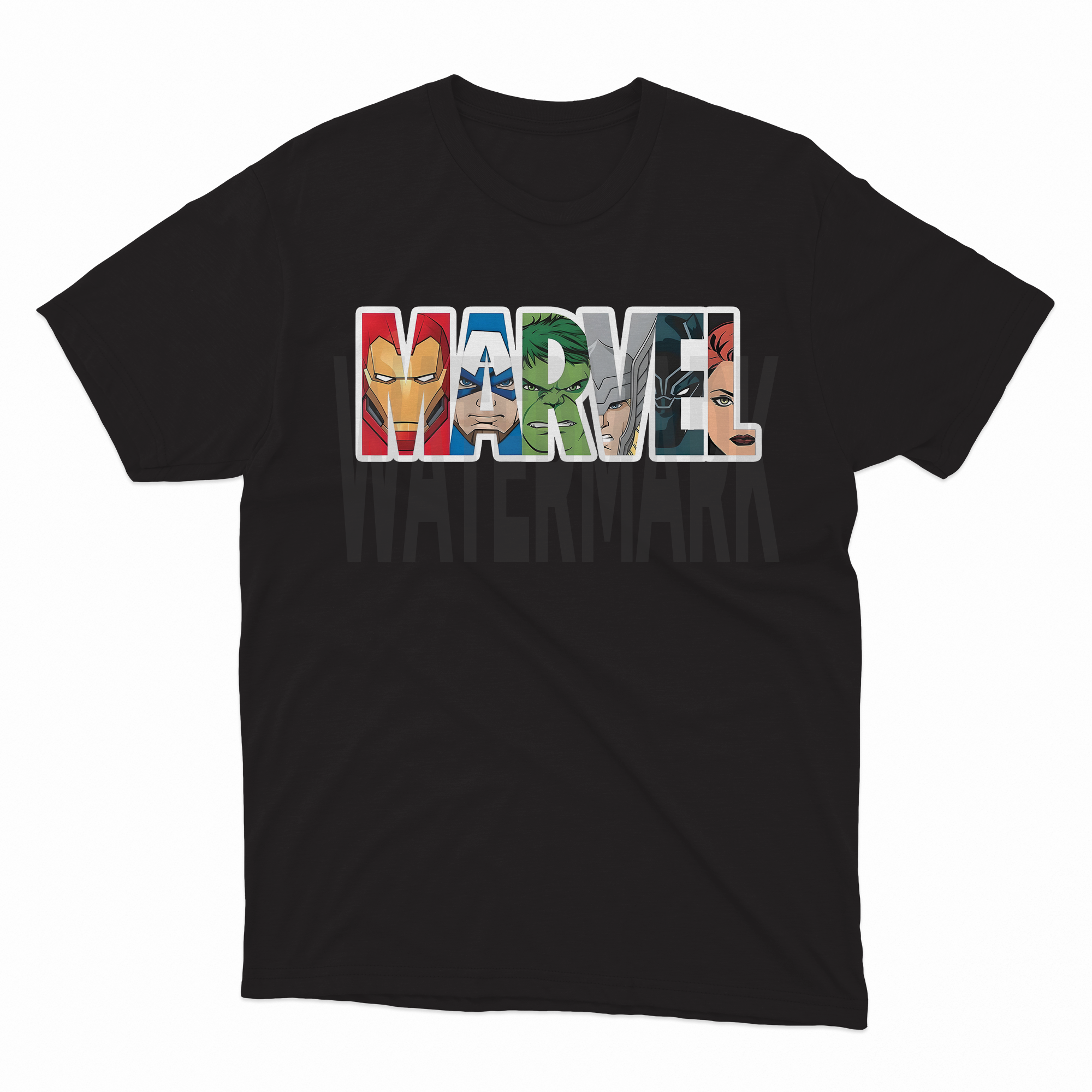 Marvel Heroes Logo (Ready-to-Print Design)