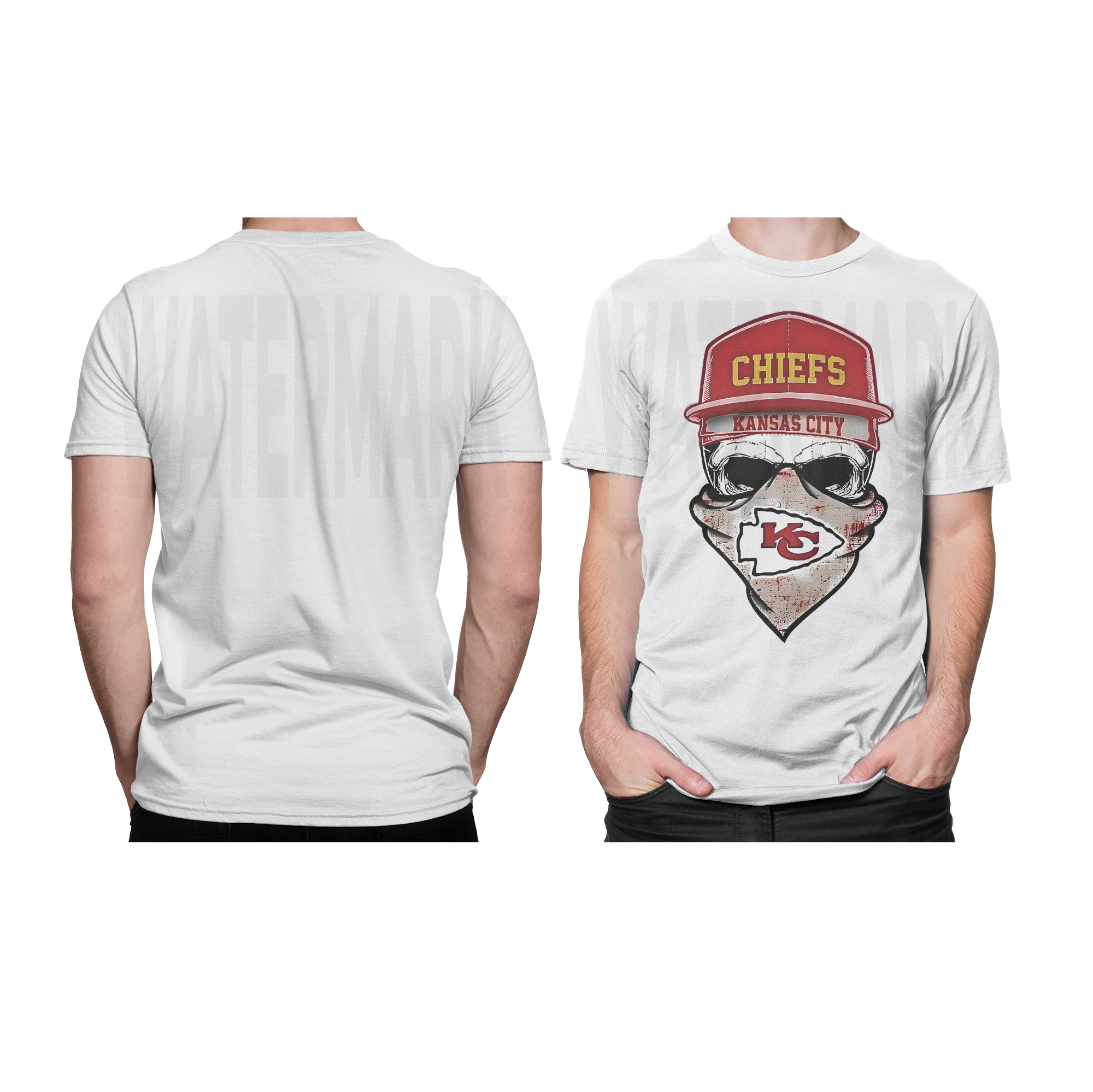 Kansas Chief White _HALFTONE (Ready-to-Print Design)