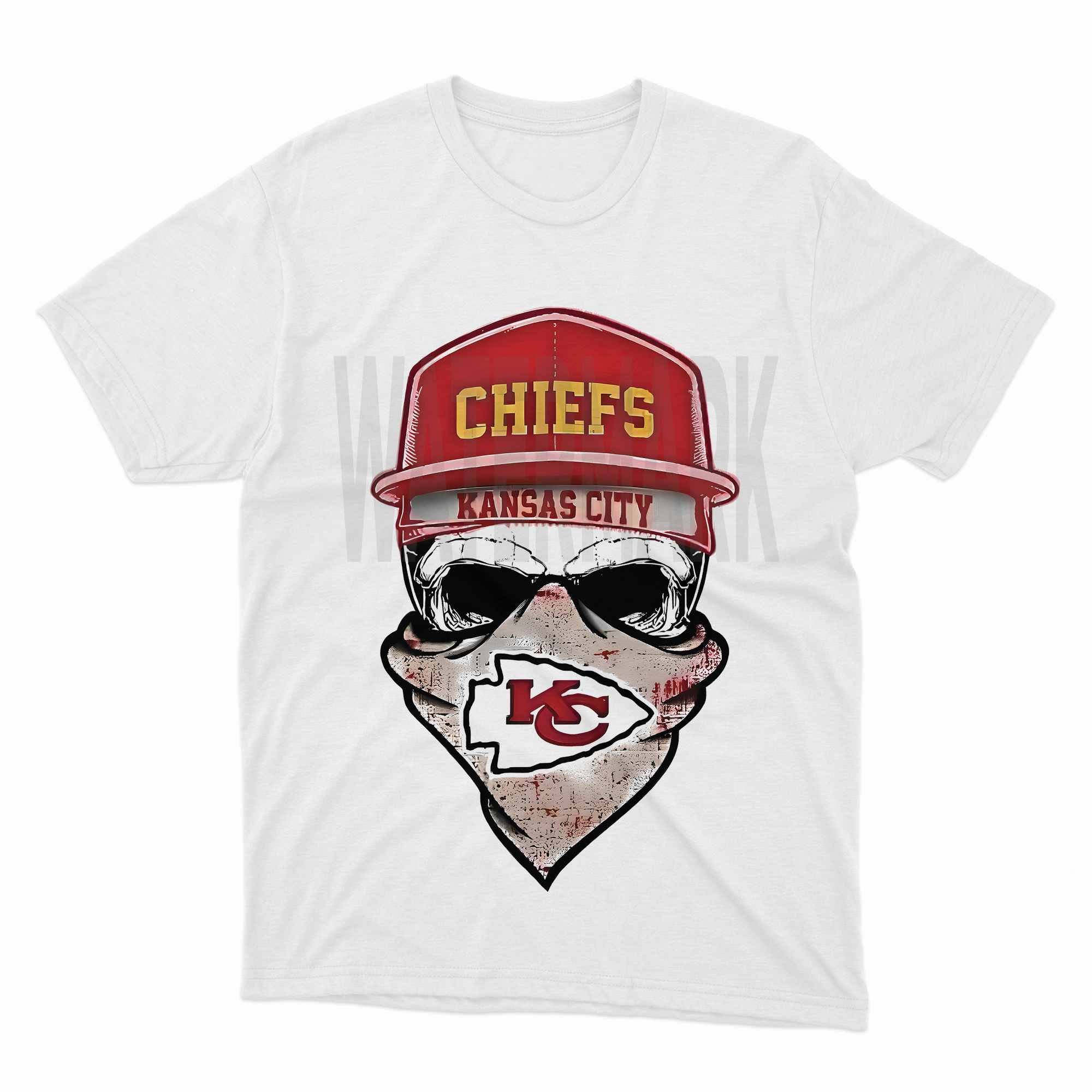 Kansas Chief White _HALFTONE (Ready-to-Print Design)