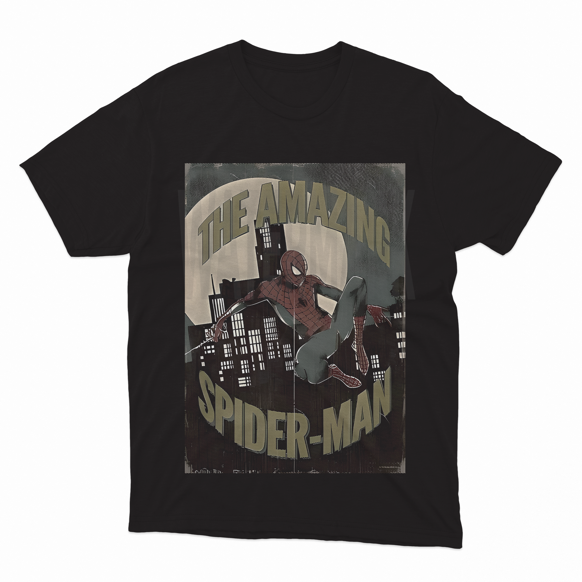 Amazing Spiderman _HALFTONE (Ready-to-Print Design)